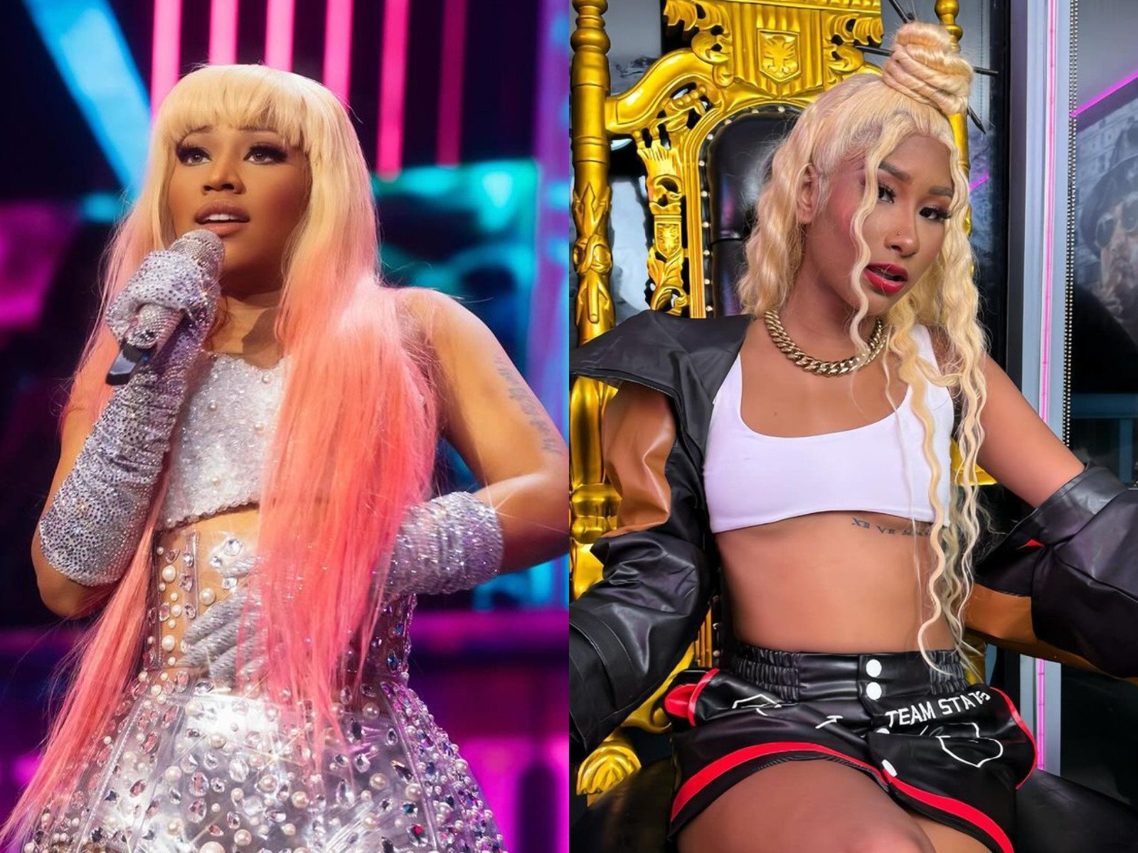 Nicki Minaj’s half-sister Ming Li wants to make her own name for herself. Photos: @nickyminaj, @mingluanli/Instagram