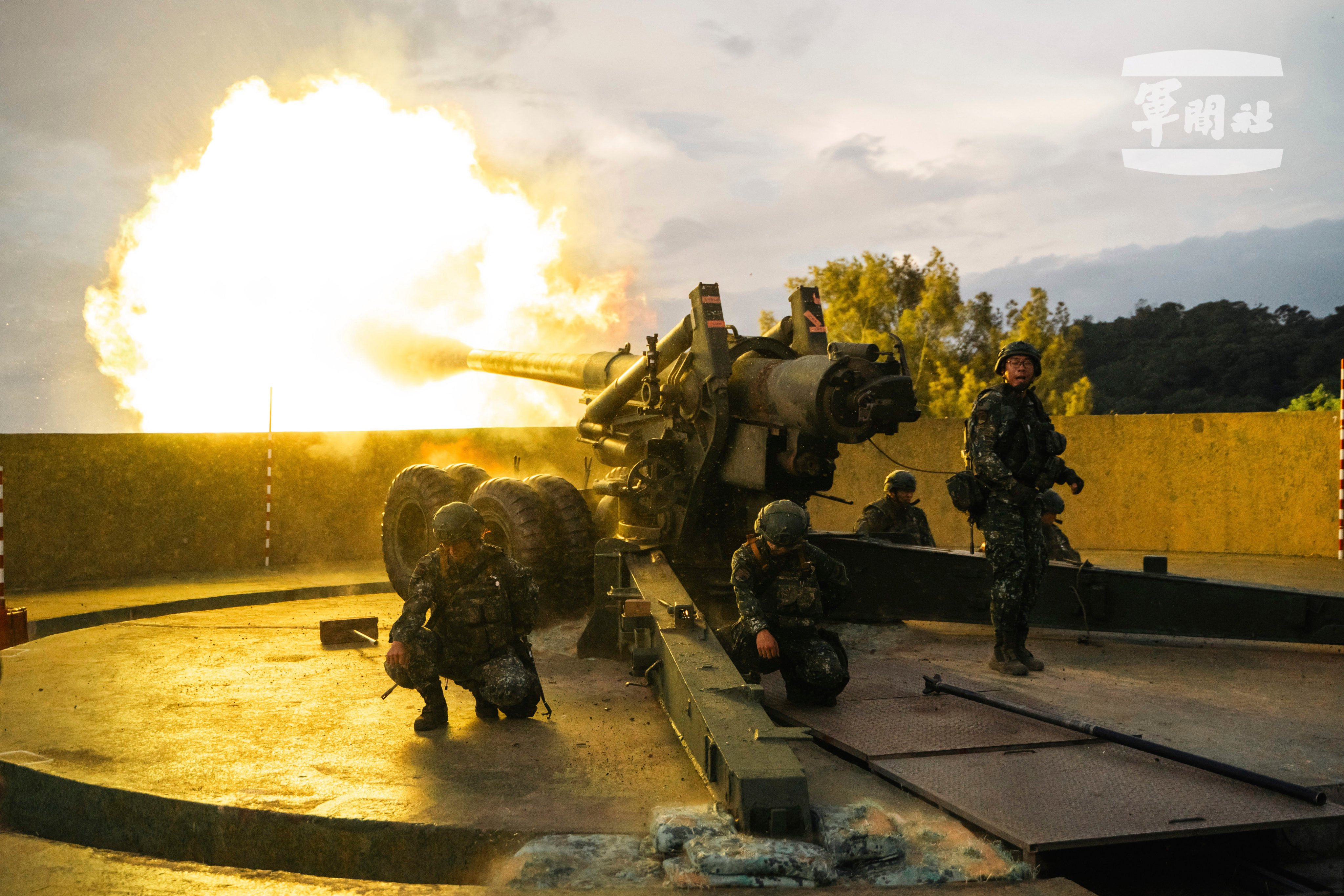 Taiwanese troops during July’s Han Kuang military exercises, the island’s largest annual war games. Photo: AP