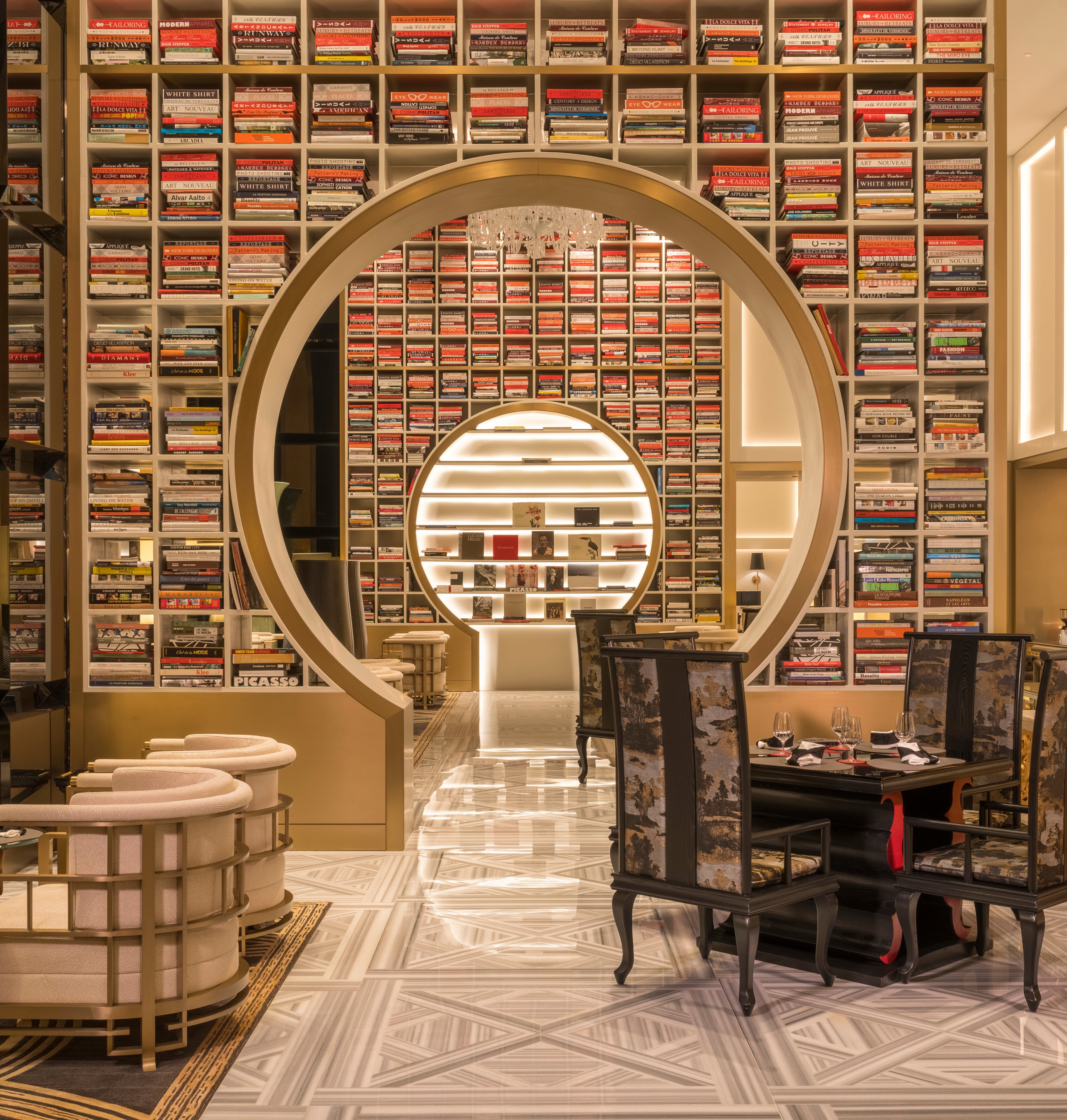 Curate your coffee table books to create a sophisticated and stylish effect – though few of us have the sort of room to do what The Karl Lagerfeld hotel in Macau has done in homage to the designer’s 7L bookshop. Photos: Handout