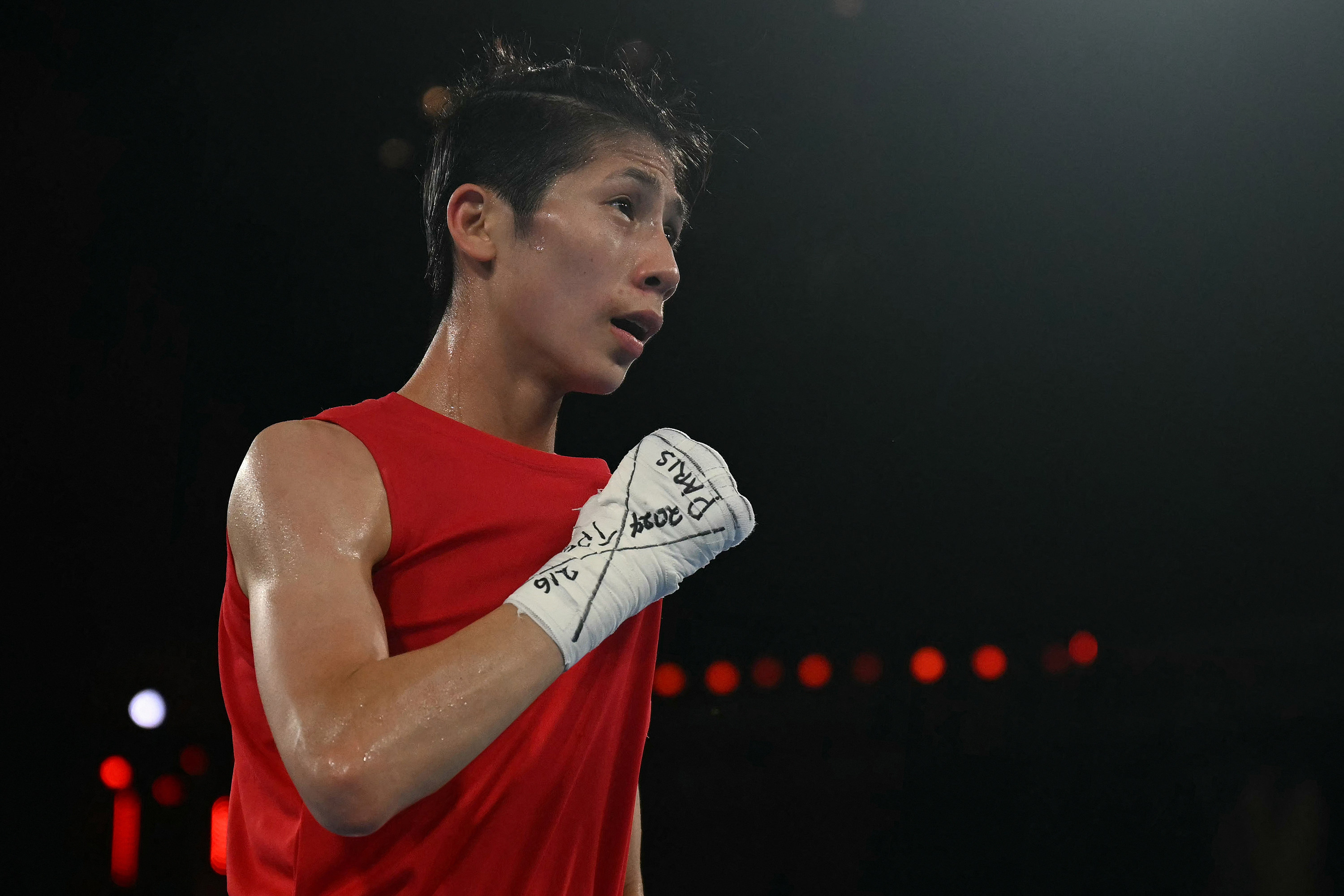 Lin Yu-ting is fighting to become the first woman to win boxing gold at an Olympics for Chinese Taipei. Photo: TNS  