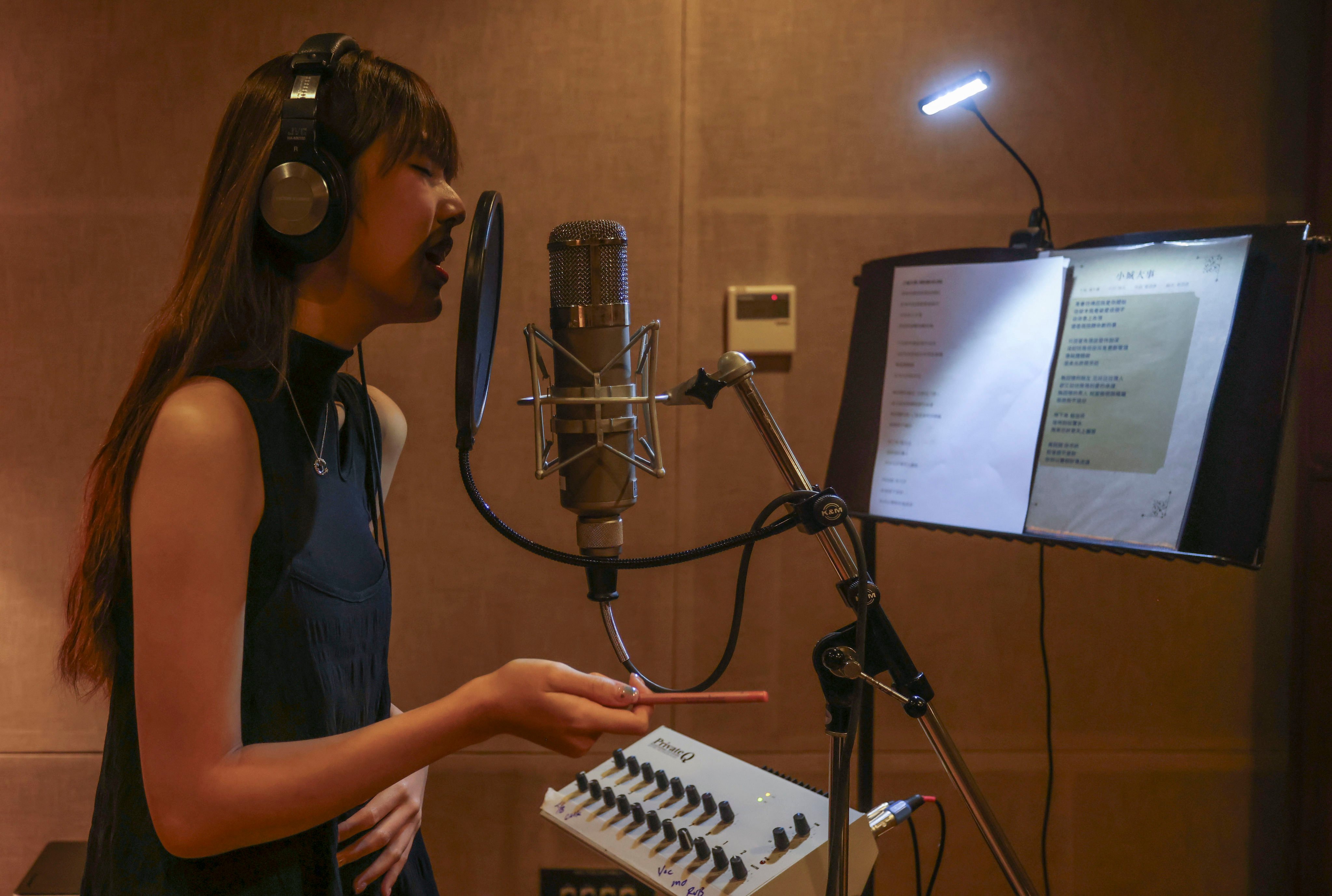 Visitors to Avon Recording Studios have the chance to make a recording of themselves singing, in the place where Cantopop’s greatest, from Leslie Cheung to Faye Wong and Leon Lai, put down tracks. Photo: Jonathan Wong