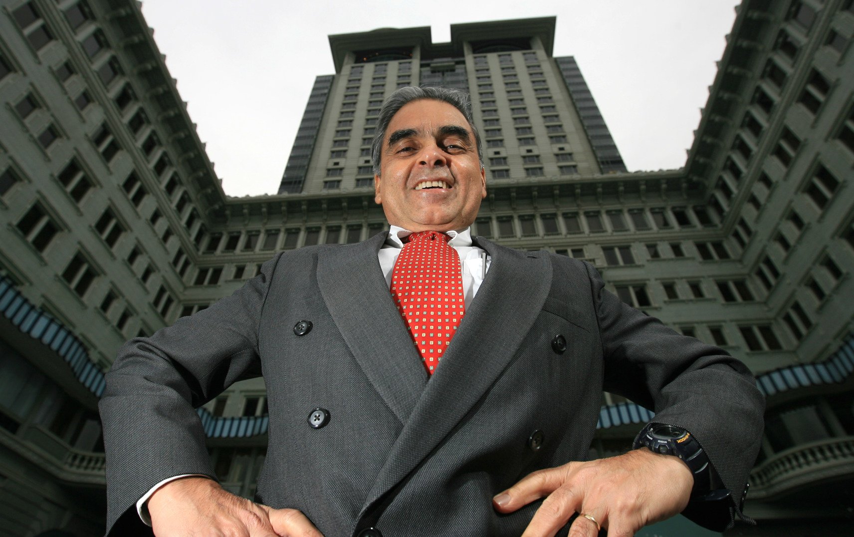 Veteran diplomat Kishore Mahbubani pictured outside The Peninsula Hotel in Hong Kong. Photo: SCMP