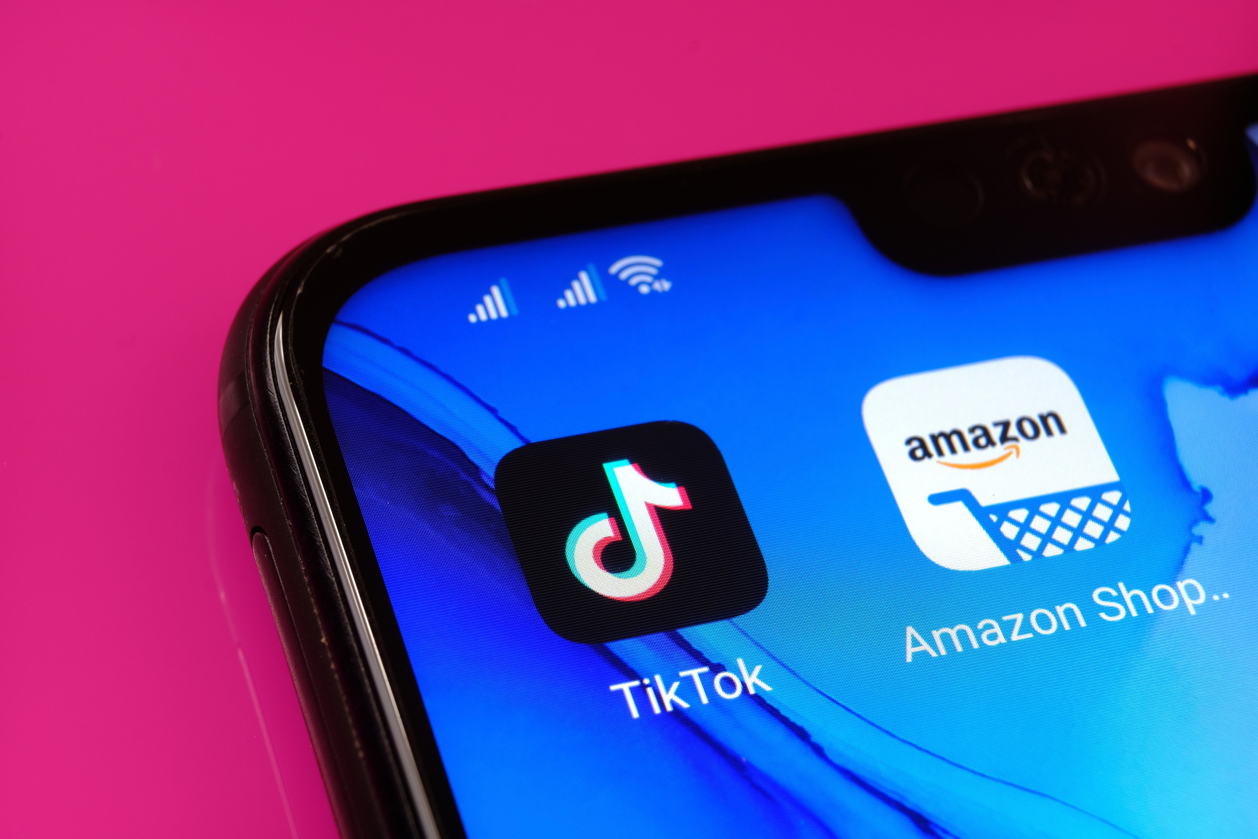 To complete checkout for a purchase without leaving the TikTok app, users need to link their profile with an Amazon account. Photo: Shutterstock