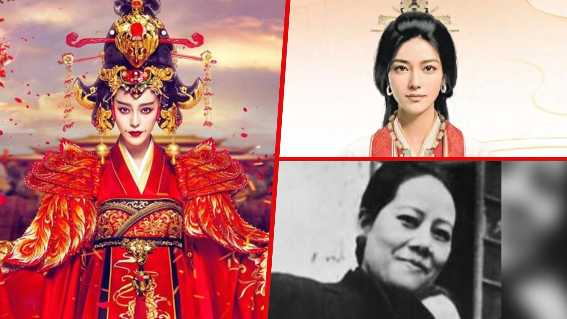 Three of the wealthiest women in Chinese history include Empress Wu Zetian (left), the richest woman ever, Soong Ai-ling (bottom right), and Fu Hao, all notable for their wealth and influence. Photo: SCMP composite/Weibo/Sohu/Wikipedia