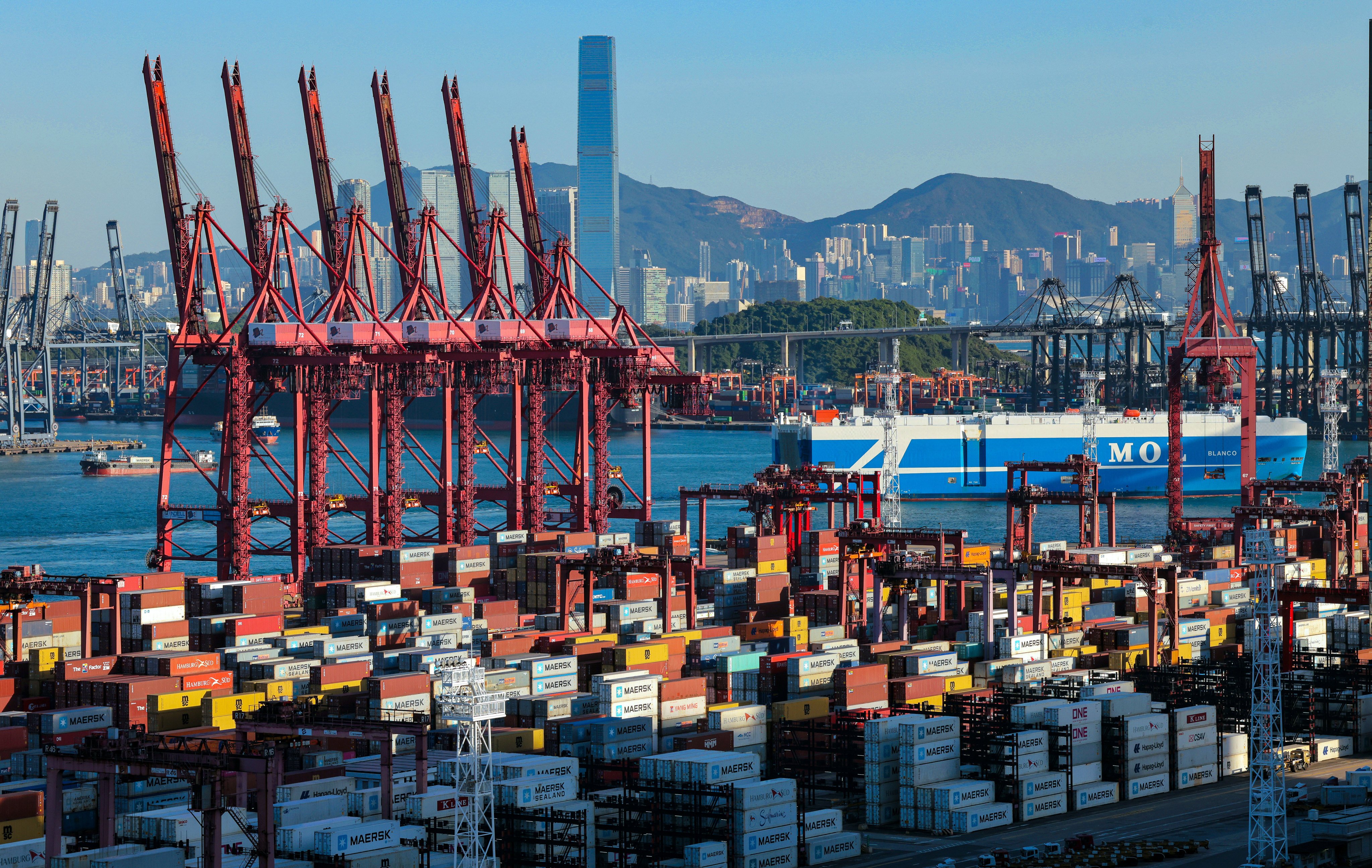 Kwai Chung Container Terminal. Finance chief Paul Chan has all called for the city to focus on growing sectors such as smart and green shipping. Photo: Jelly Tse