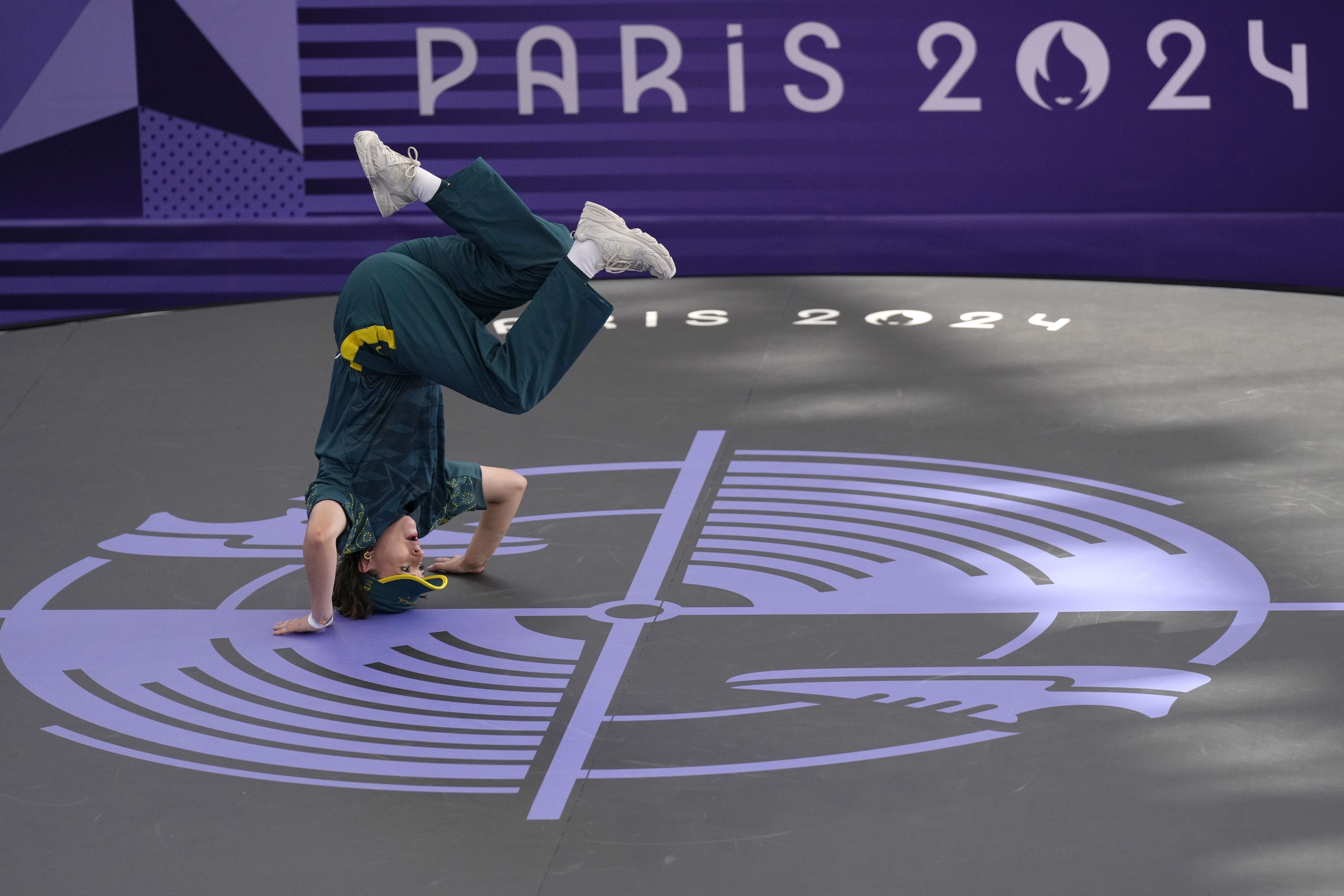 Australia’s Rachael Gunn, known as B-Girl Raygun, was the talk of social media after her unique breakdancing at the Paris Olympics. Photo: AP