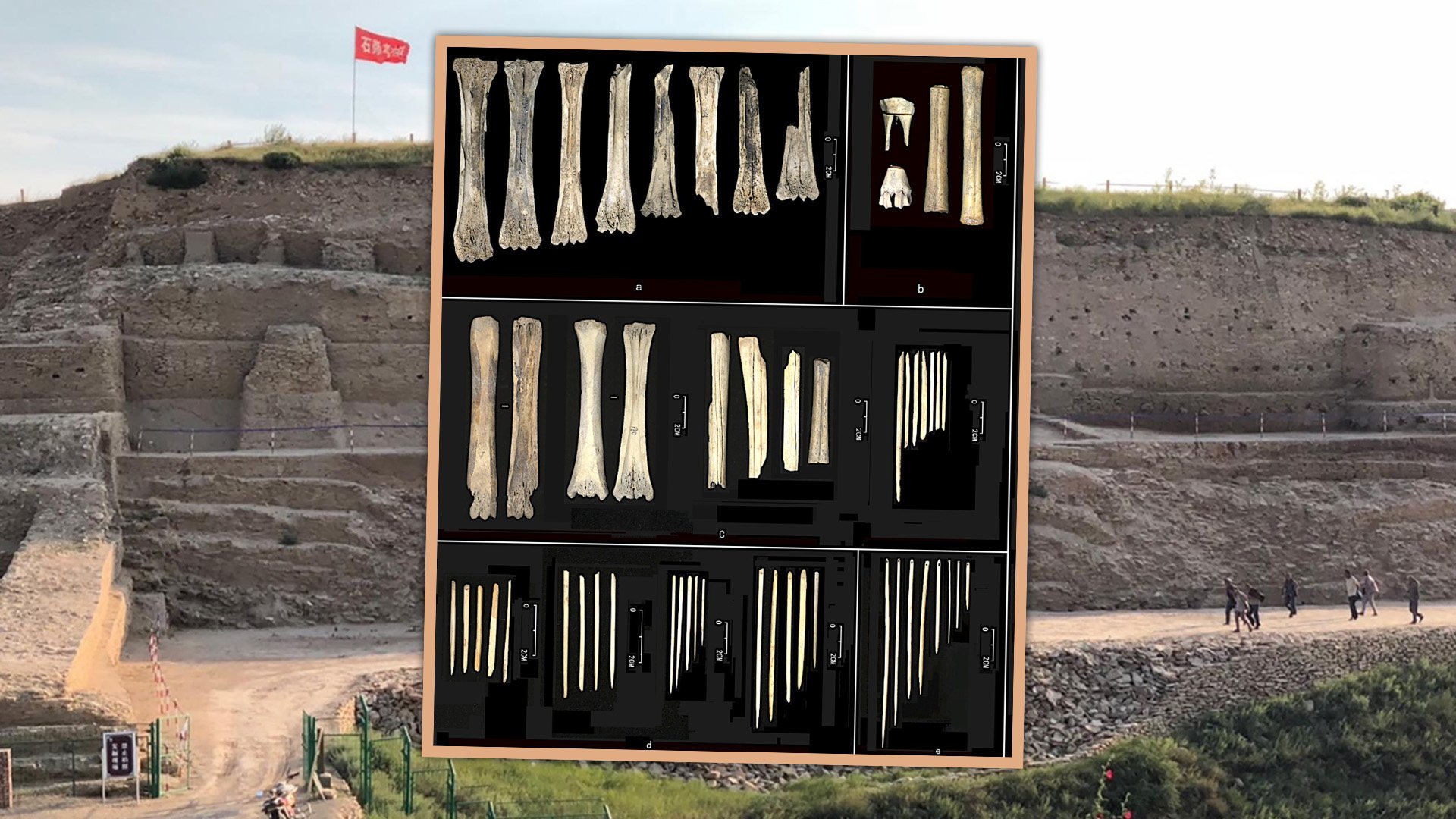 Thousands of bone needles and tools discovered in northwest China illuminate modern scientists about the technological advancements marking the transition between two ages in human development. Photo: SCMP composite/Journal of Anthropological Archaeology 
