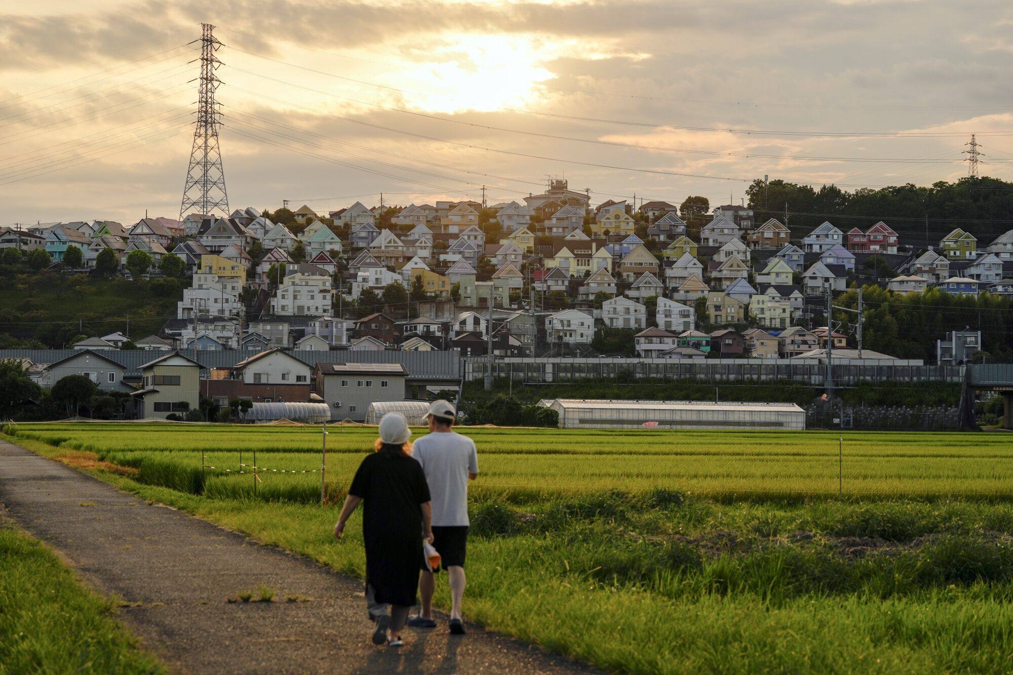 The sun goes down over homes in Hiratsuka, Kanagawa prefecture, Japan, on August 4. While Japan’s real estate market has its issues, the country’s unique strengths and lack of a viable alternative in Asia will continue to bolster its appeal to investors. Photo: Bloomberg