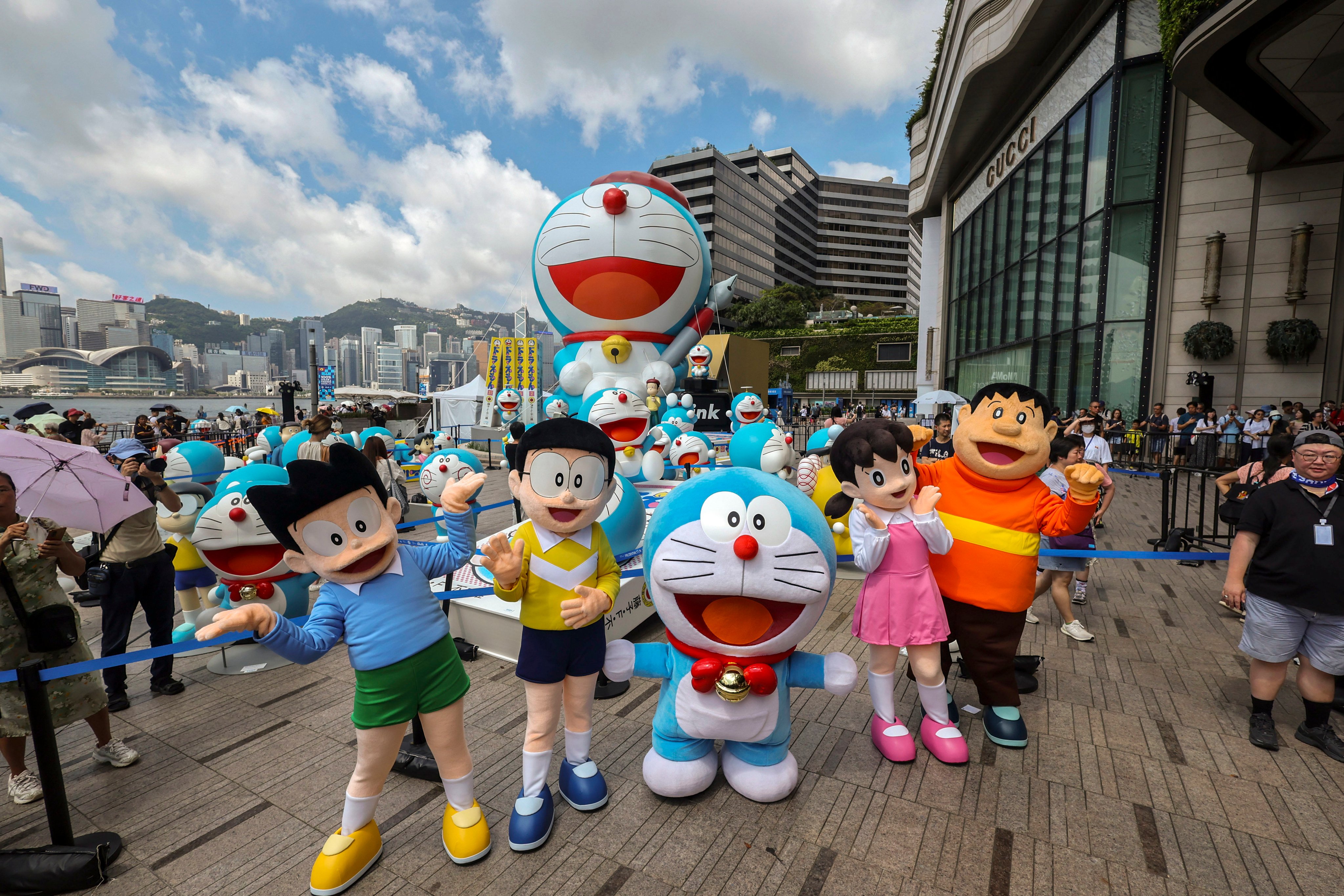A Doraemon mega event in Hong Kong attracted 5 million people over the past four weeks. Photo: Dickson Lee