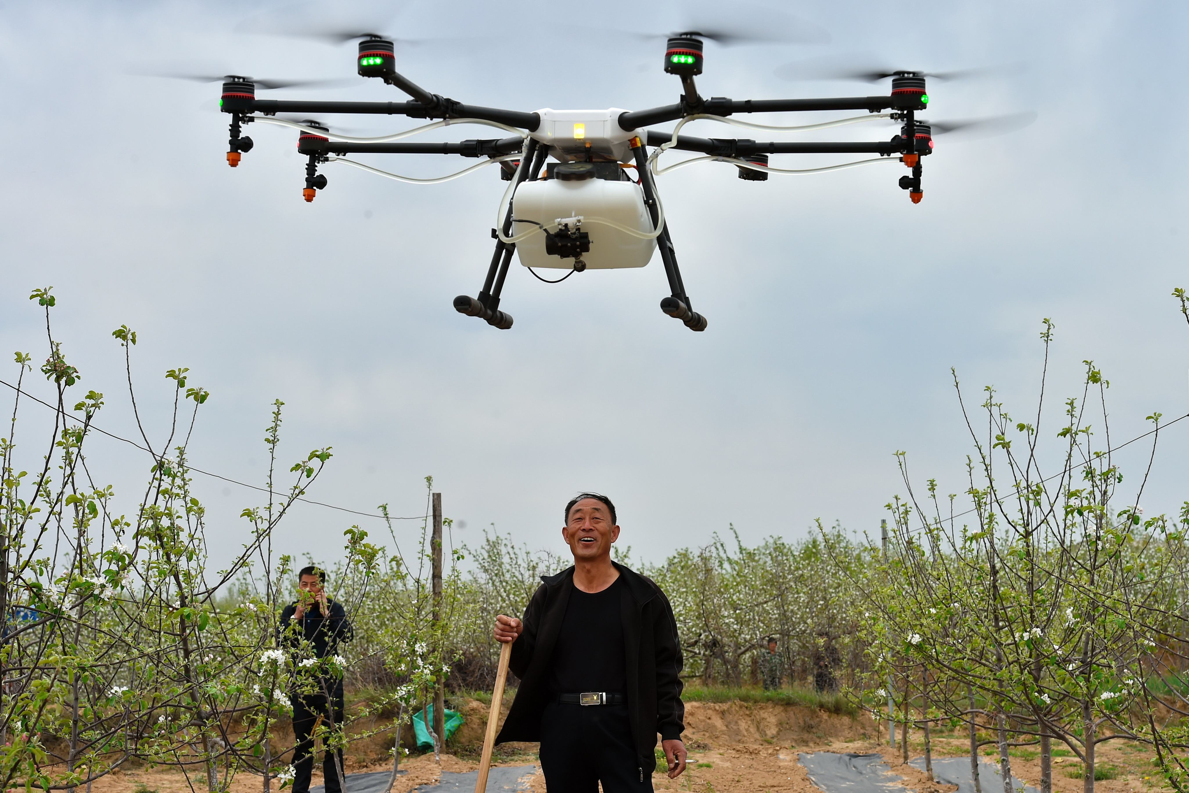 Shanghai has unveiled a plan to build unmanned farms in its suburbs, made possible by new technologies like agricultural drones. Photo: Xinhua