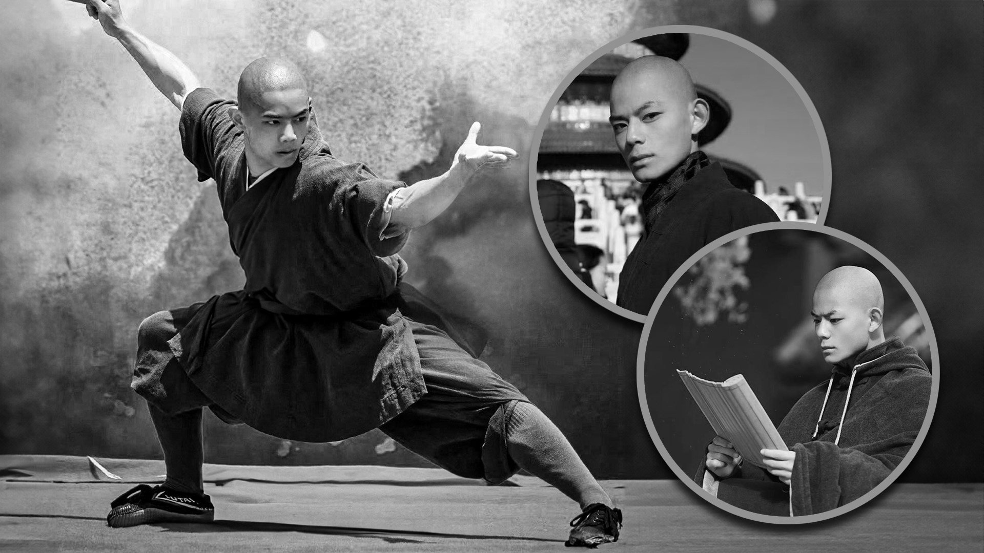 Qiu Feng, who was dubbed China’s “most handsome Shaolin monk” has been killed in a car accident at the age of 21. Photo: SCMP composite/Weibo