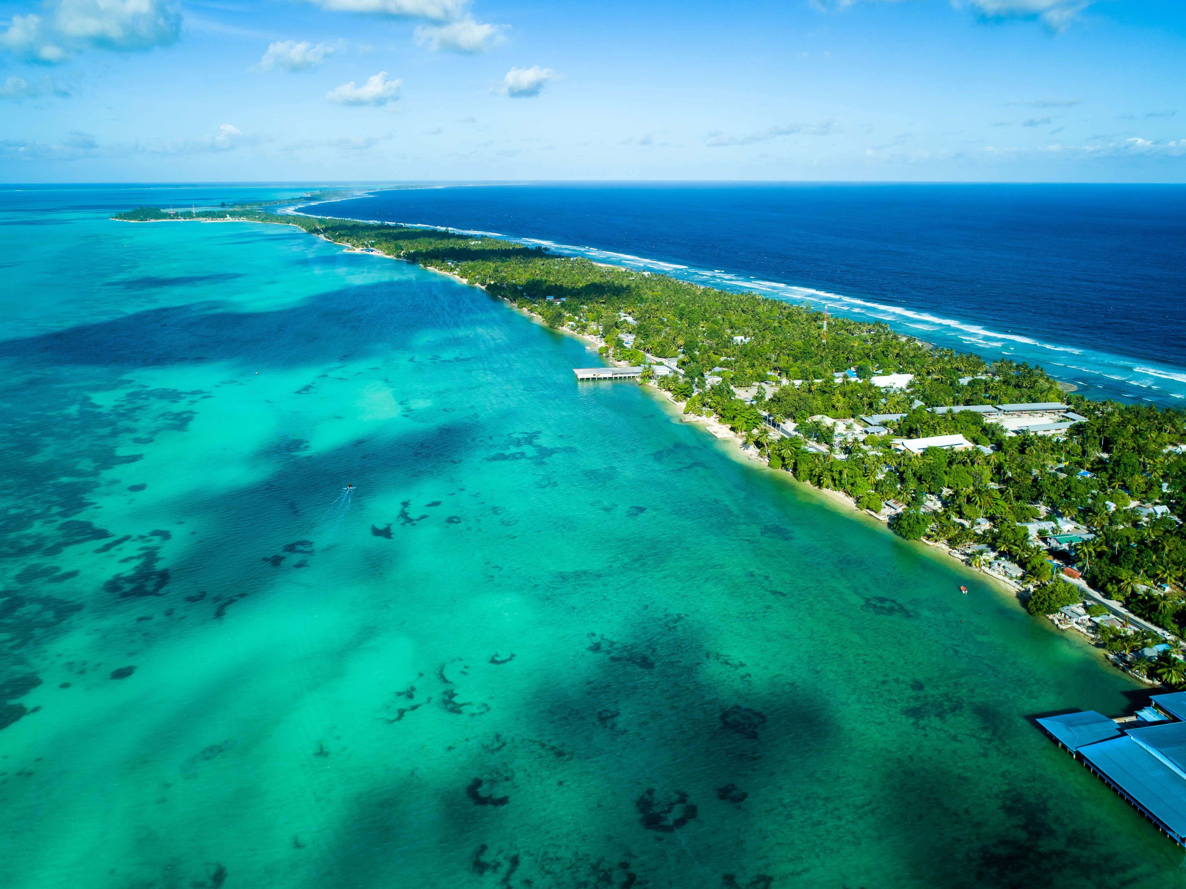 The remote Pacific Island nation of Kiribati holds a national election on Wednesday, at which major issues for voters are the government’s close ties to China and a softer stance on global climate advocacy. Photo: Shutterstock