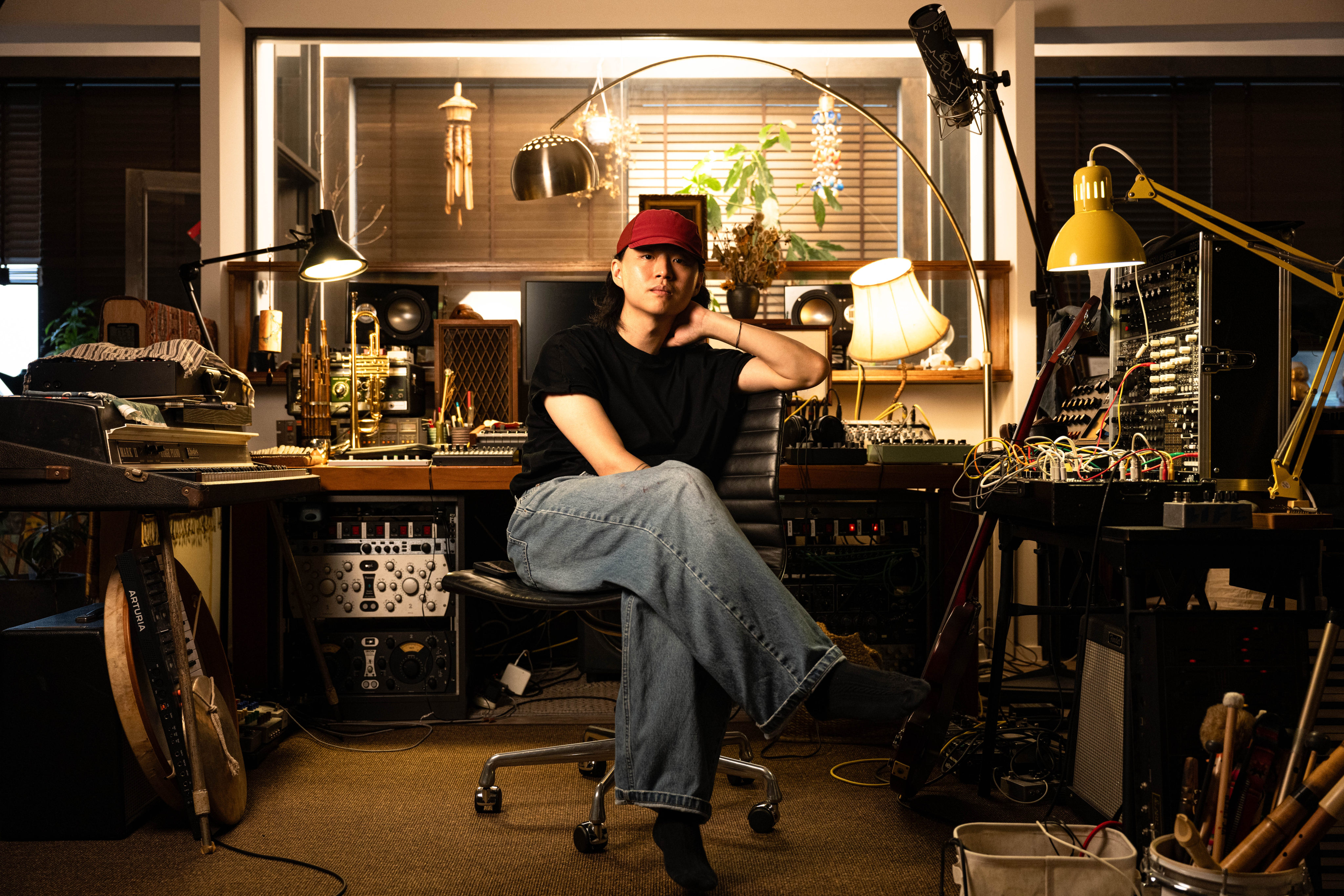 Olivier Cong in his studio in Ngau Tau Kok. Photo: Eugene Chan