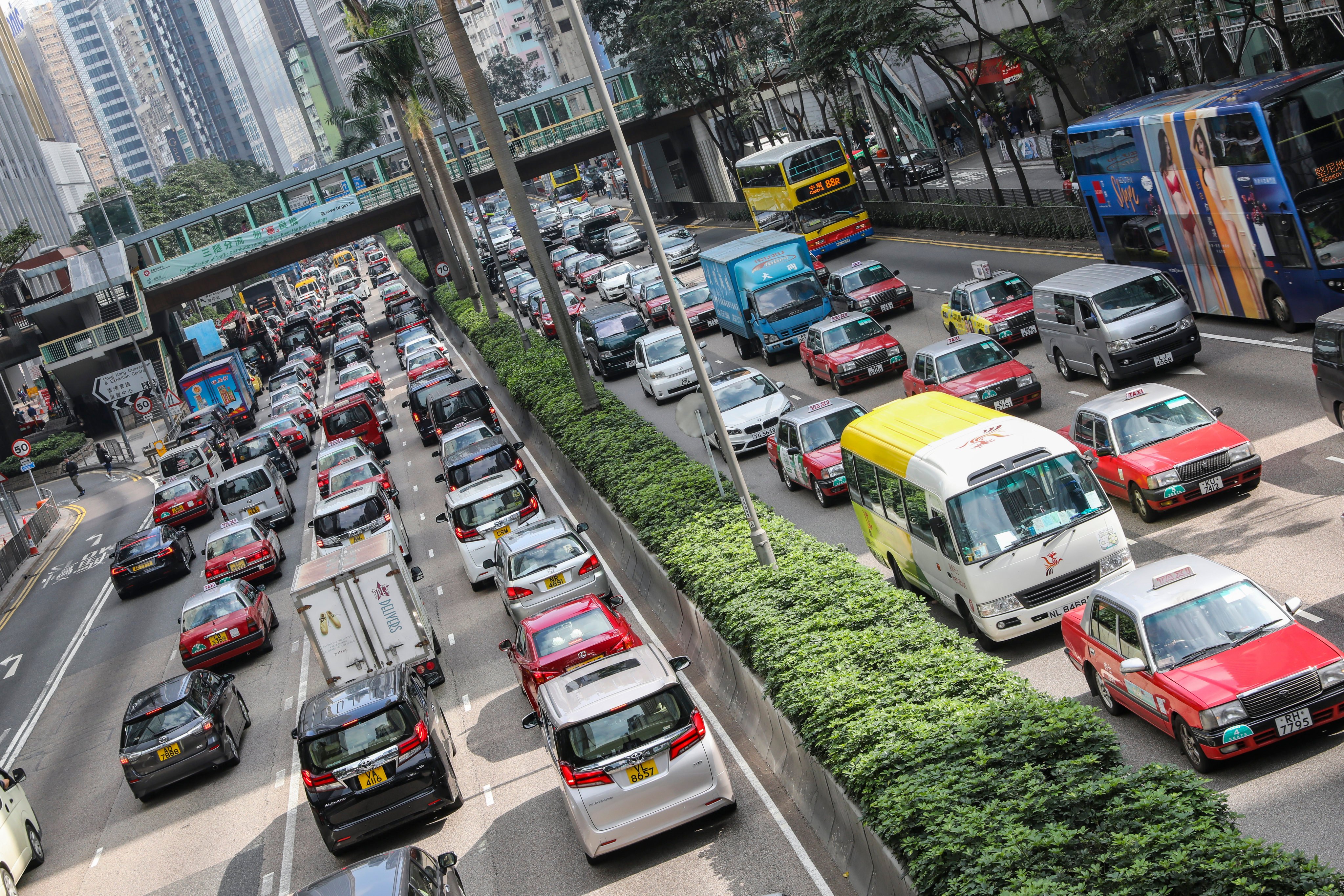 Hong Kong has set a goal of replacing 90 per cent of petrol driven cars with electric vehicles by 2035. Photo: K.Y. Cheng