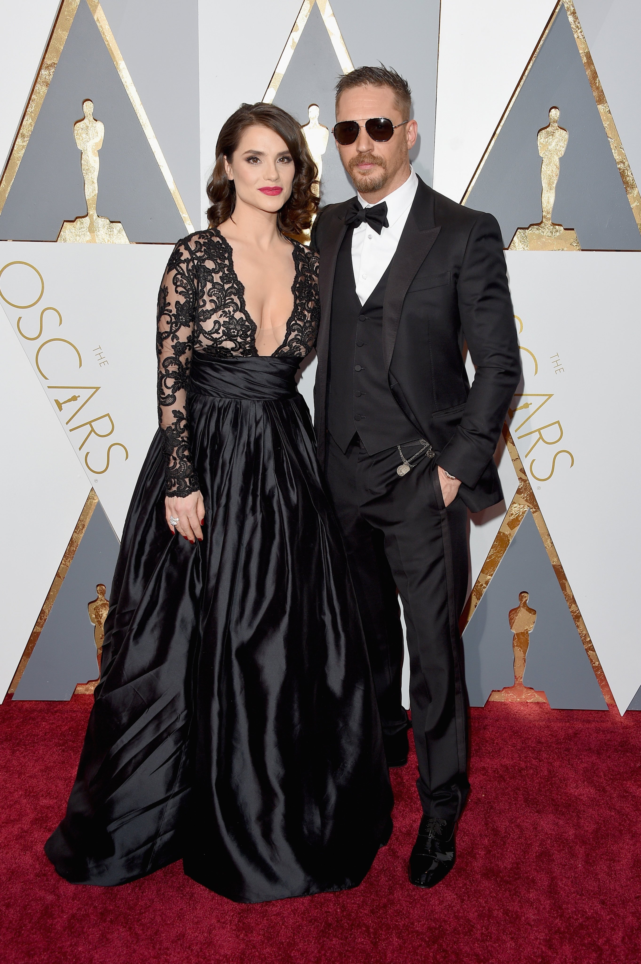 Charlotte Riley and Tom Hardy first met on a BBC TV film they worked on together in 2009. Photo: WireImage