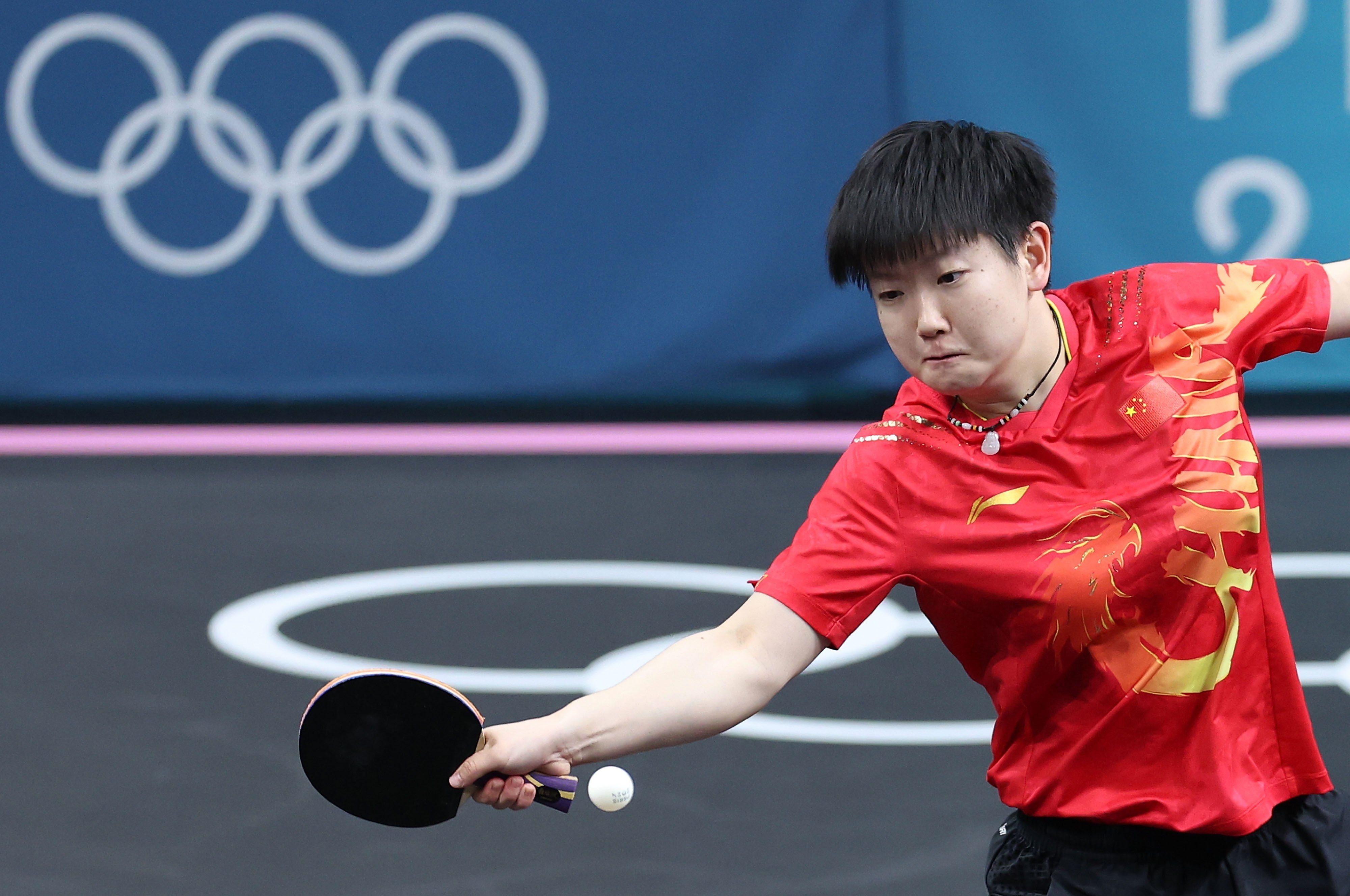 Sun Yingsha made history by securing China’s first gold in the mixed doubles event, but the Olympics singles title remains elusive. Photo: Xinhua