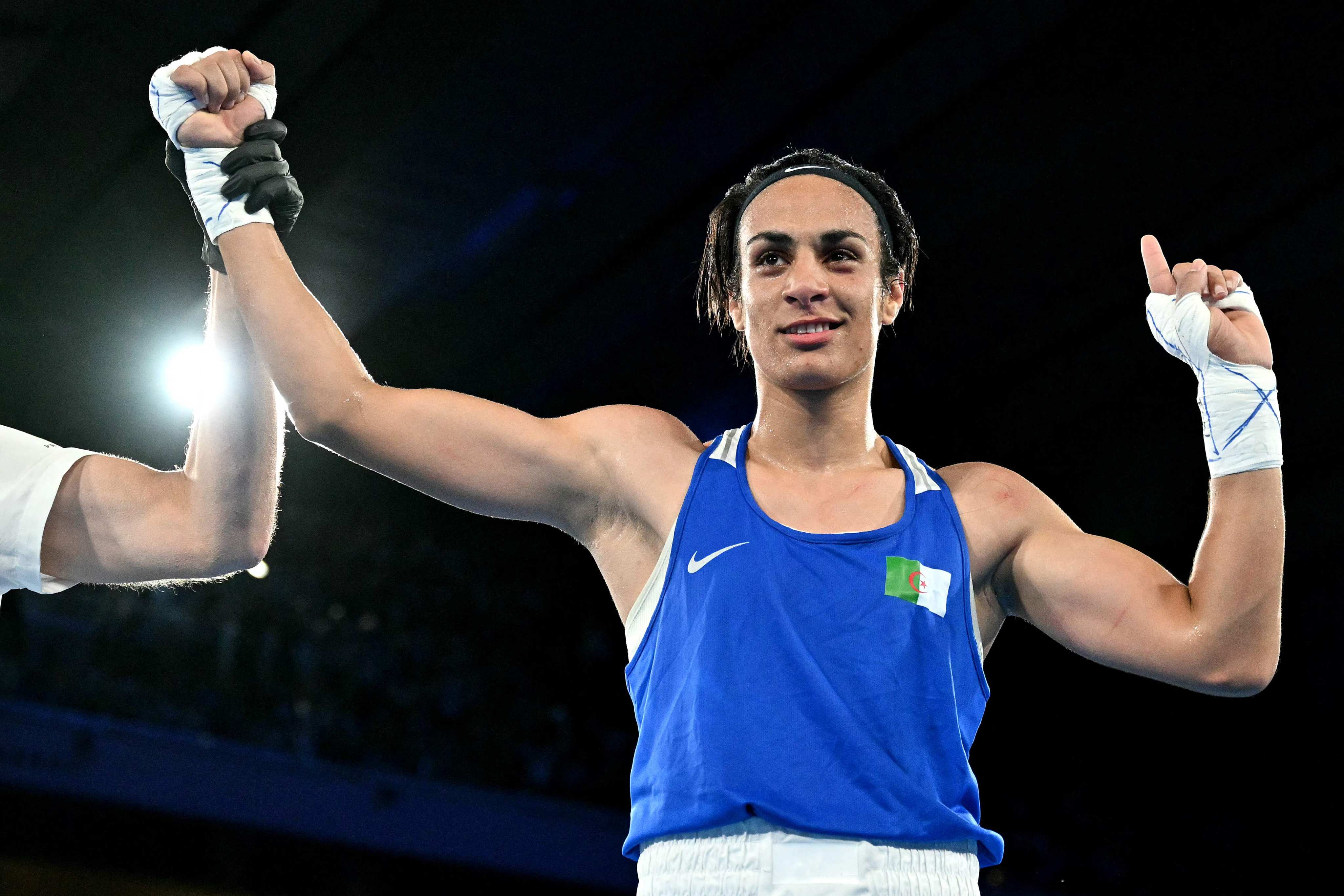 The Paris prosecutor’s office opened an investigation after Algerian Olympic boxing champion Imane Khelif filed a complaint regarding cyber-harassment. Photo: AFP