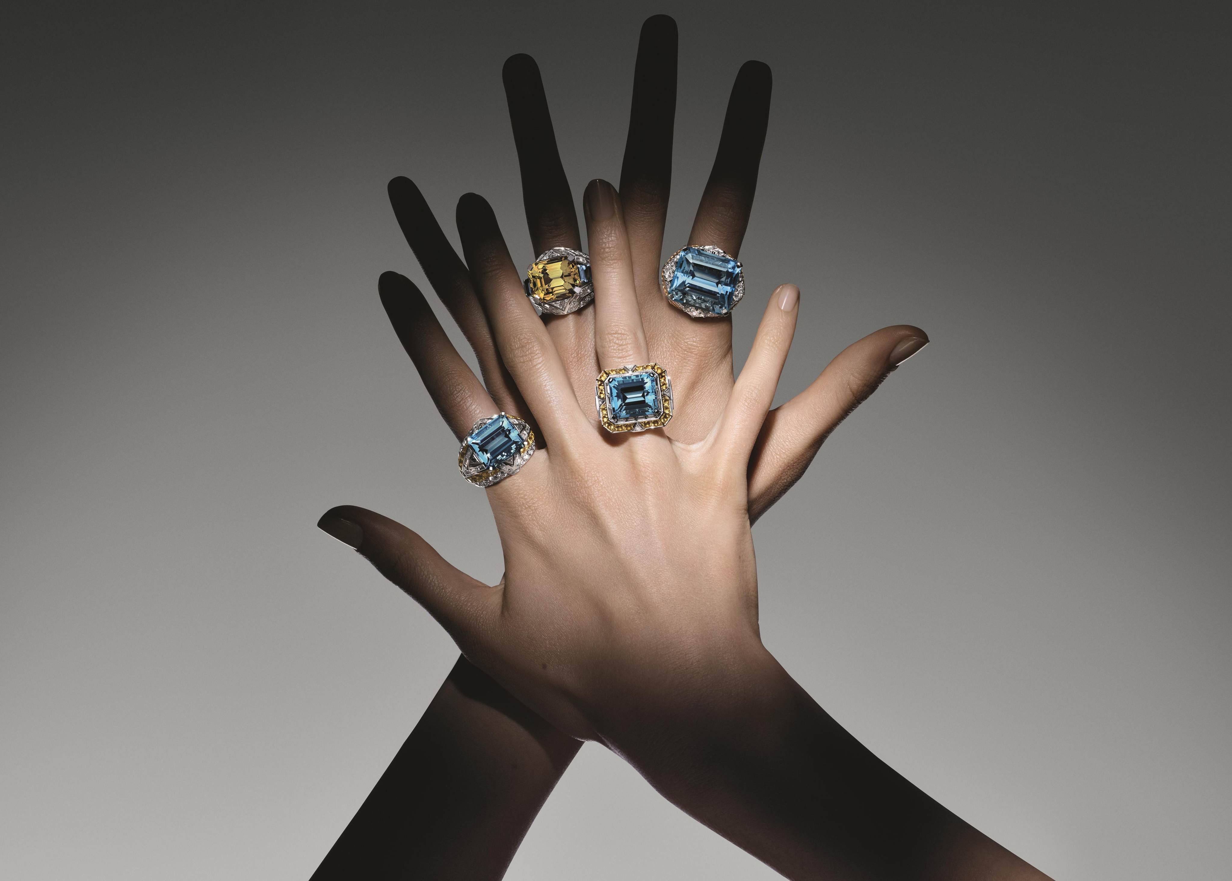 Louis Vuitton and Graff launch new natural diamond collections: jewellery giants trade on rarity of ‘real’ stones as demand for lab-grown slumps, with specialists De Beers slashing overall output. Pictured: Louis Vuitton Drift rings, from the Deep Time collection. Photos: Handout