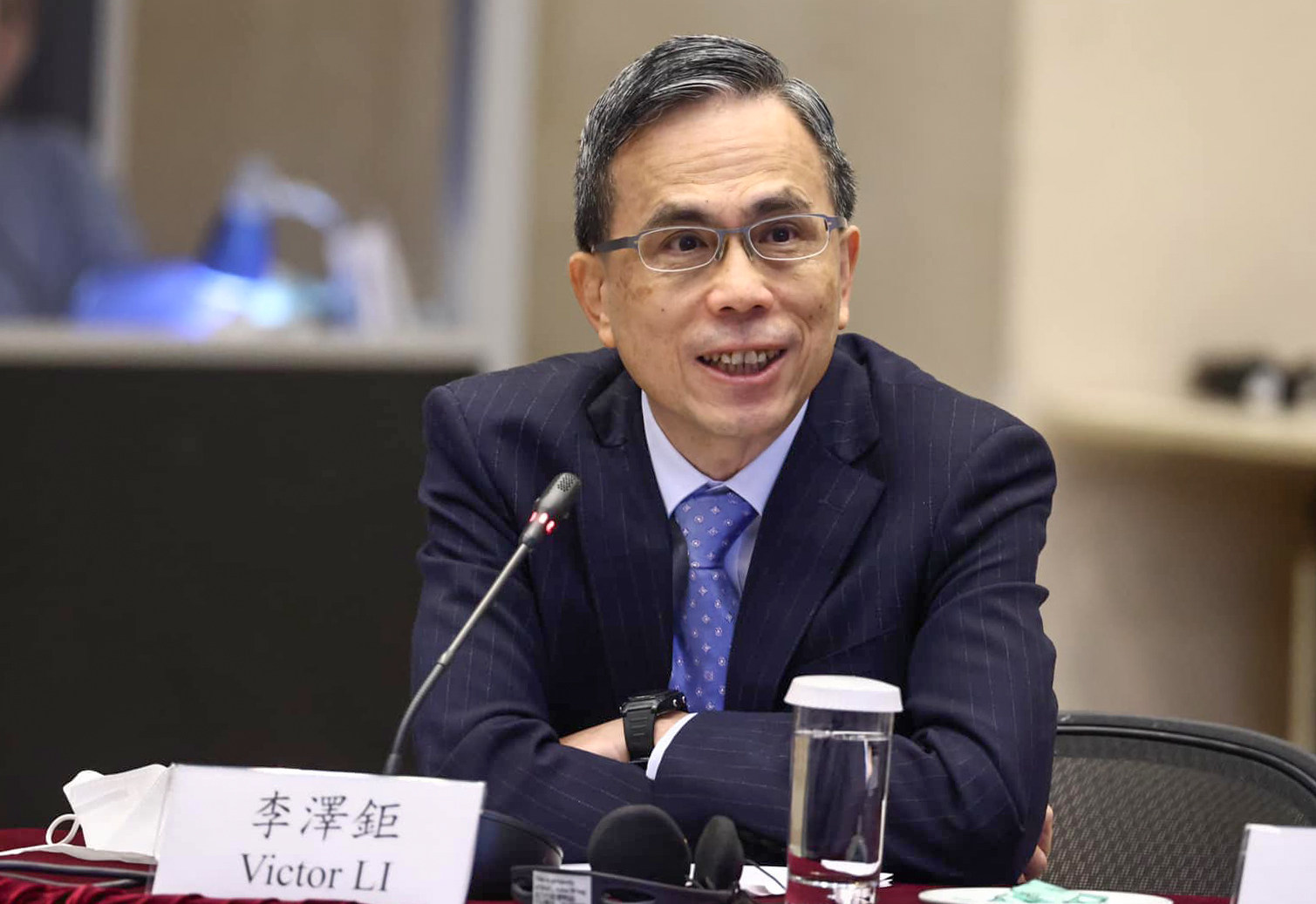 Chairman Victor Li Tzar-kuoi says bets against Hong Kong’s long-term outlook have been wrong in the past. Photo: Facebook/John KC Lee