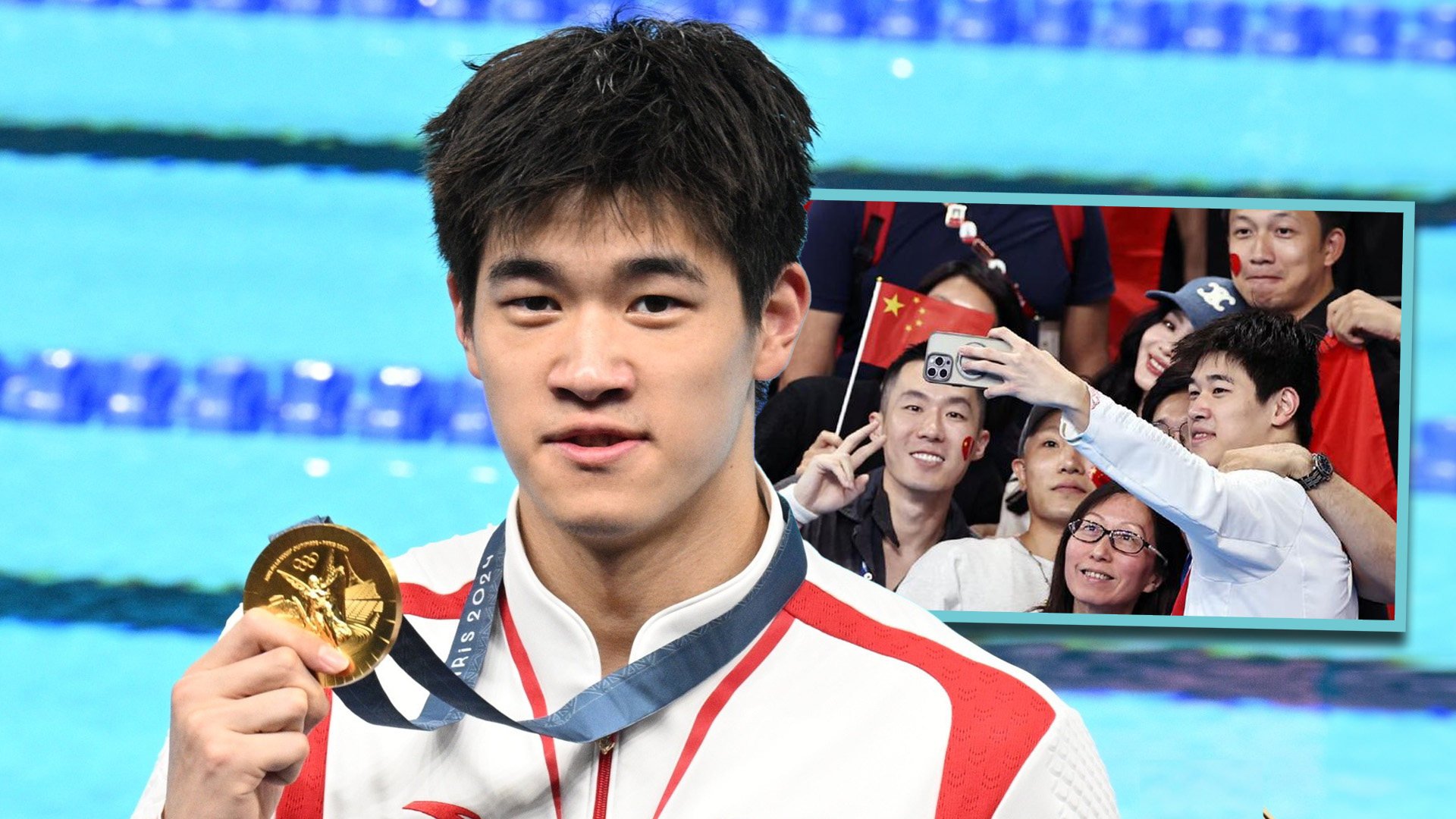 Chinese Olympic swimming hero Pan Zhanle has closed down his fan club amid concerns about the divisive nature of so-called fandom culture. Photo: SCMP composite/Xinhua/Sina