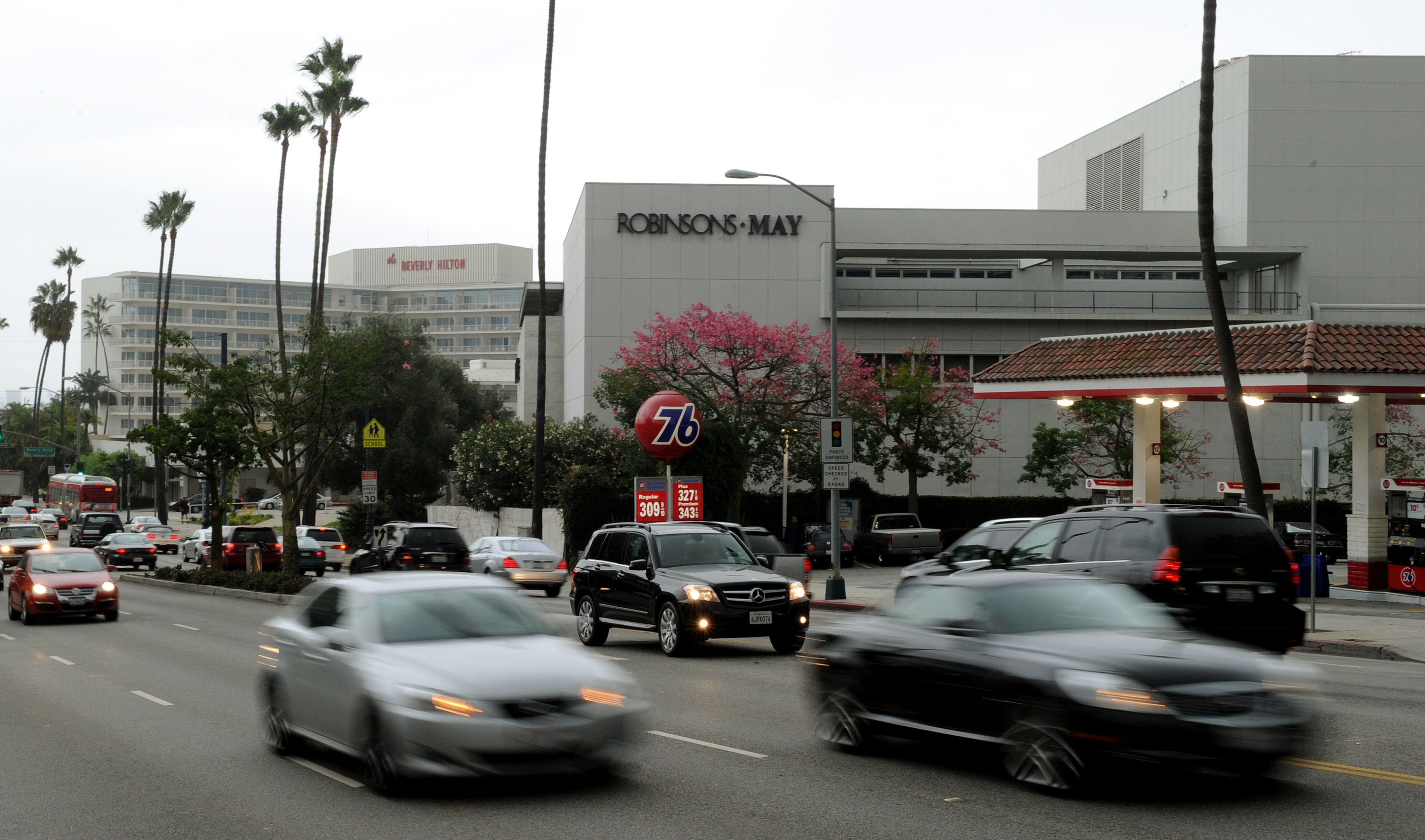 Beverly Hills is a magnet for high-end shoppers and, occasionally, for criminals. Photo: AFP