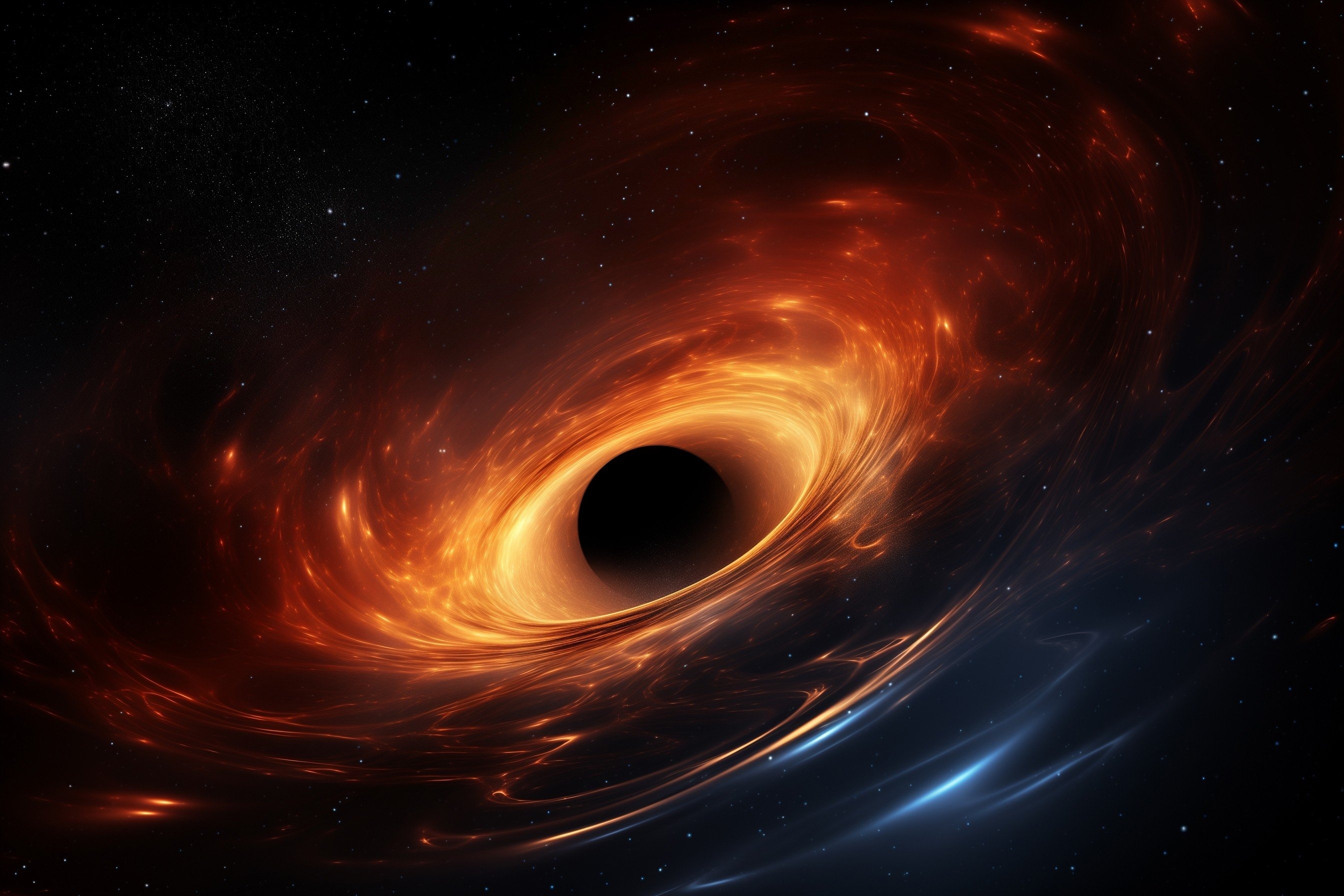 Researchers from China and France found that the black hole at the centre of a galaxy could warm up surrounding cold gas and stop it forming new stars. Photo: Shutterstock Images