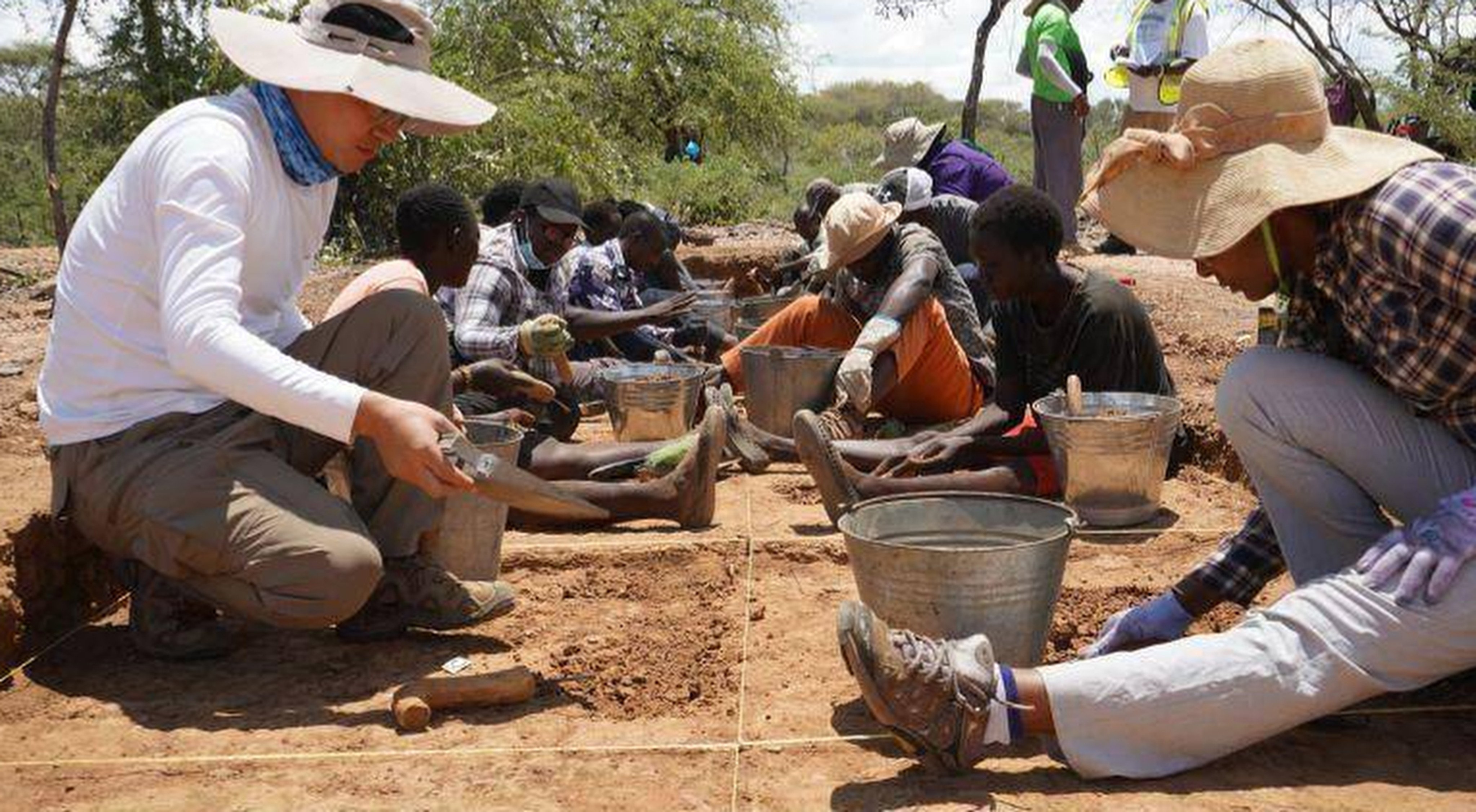 The discoveries were made by a joint Chinese-Kenyan team at two sites in the Rift Valley. Photo: Henan Provincial Institute of Cultural Relics and Archaeology