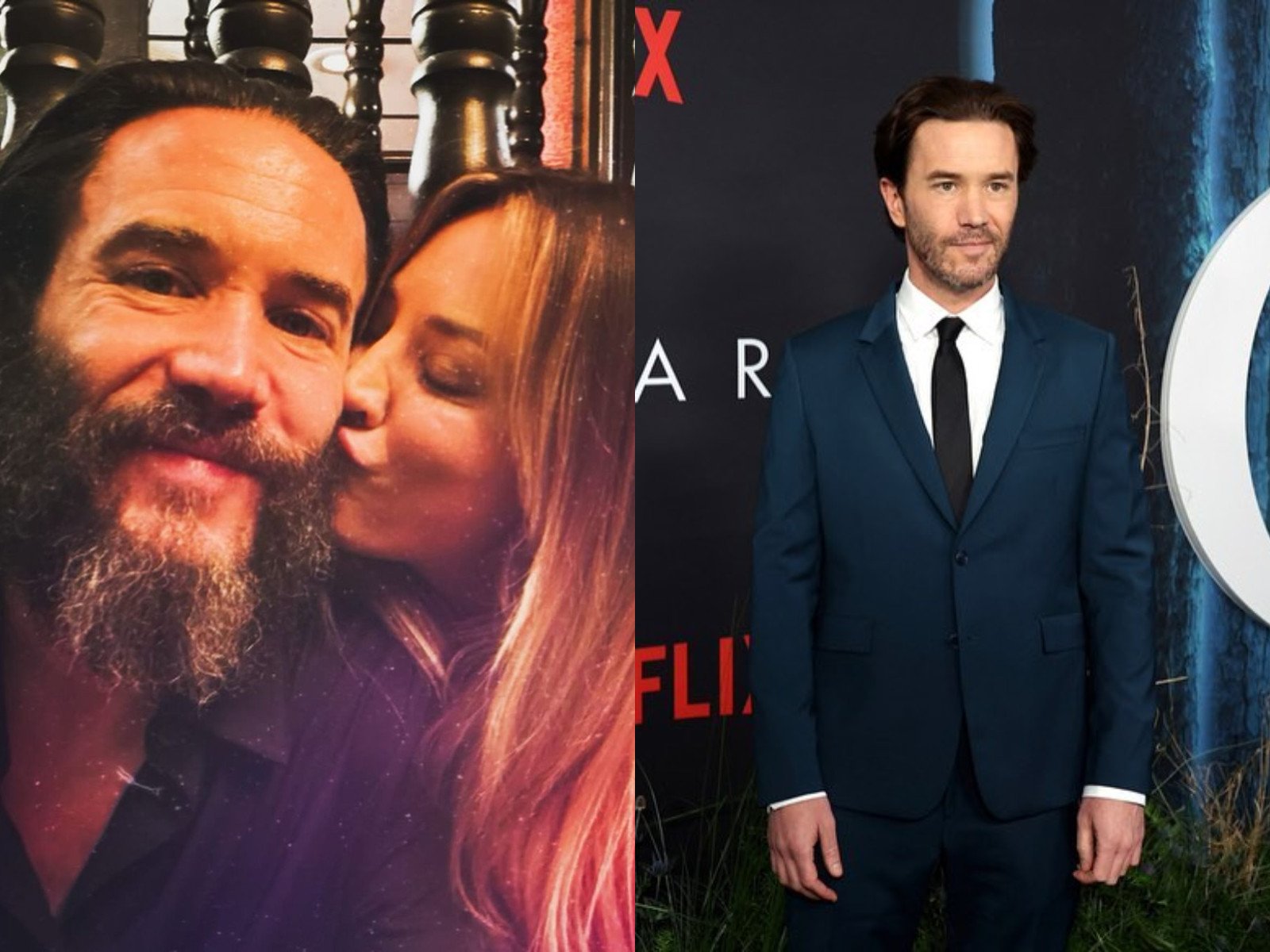Tom Pelphrey, of Banshee and Ozark fame, and Kaley Cuoco, who starred in The Big Bang Theory, are officially engaged! Photos: @tommypelphrey/Instagram