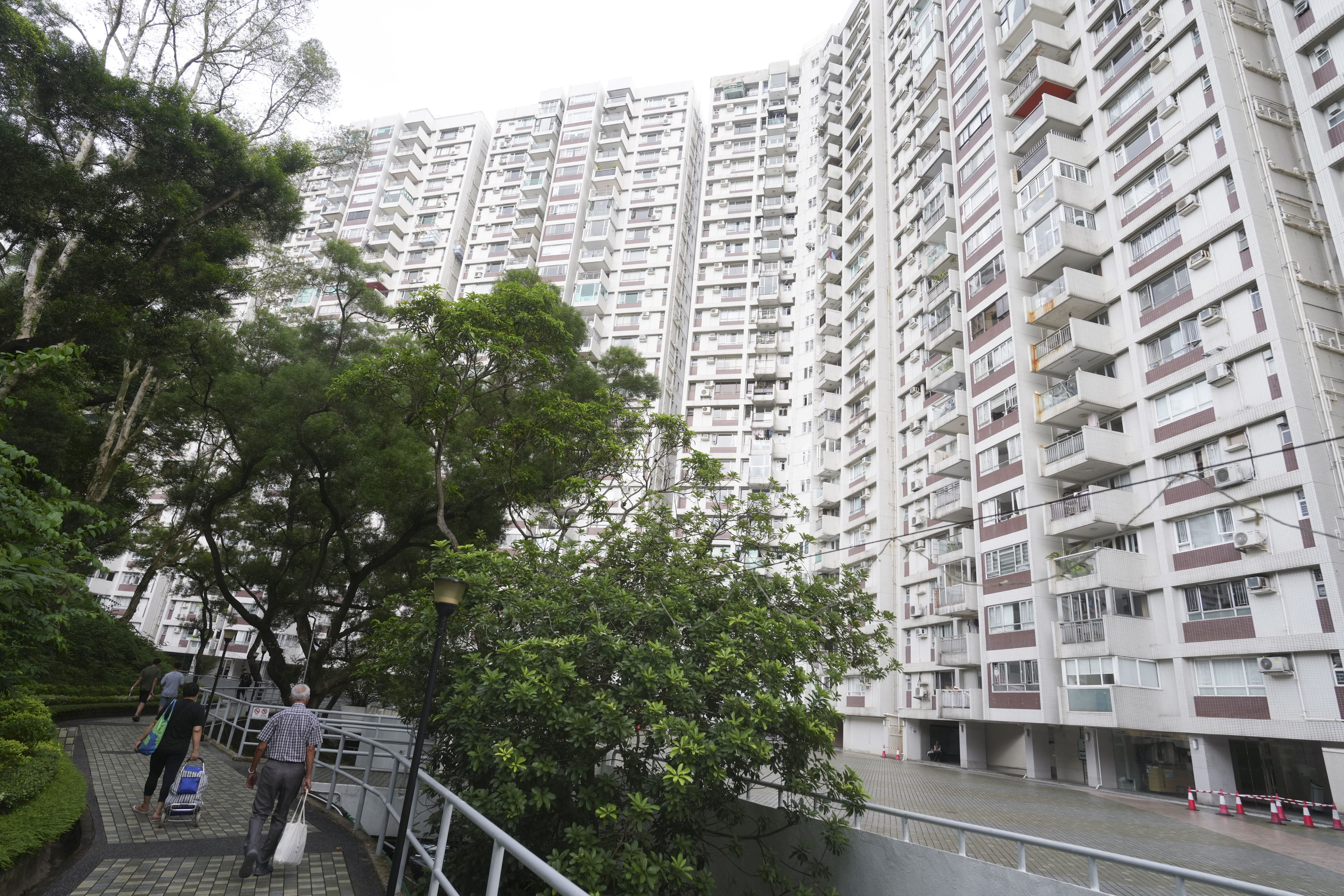 Braemar Hill Mansions at North Point, where 95 per cent of the units were found to be illegally built. Photo: Sam Tsang