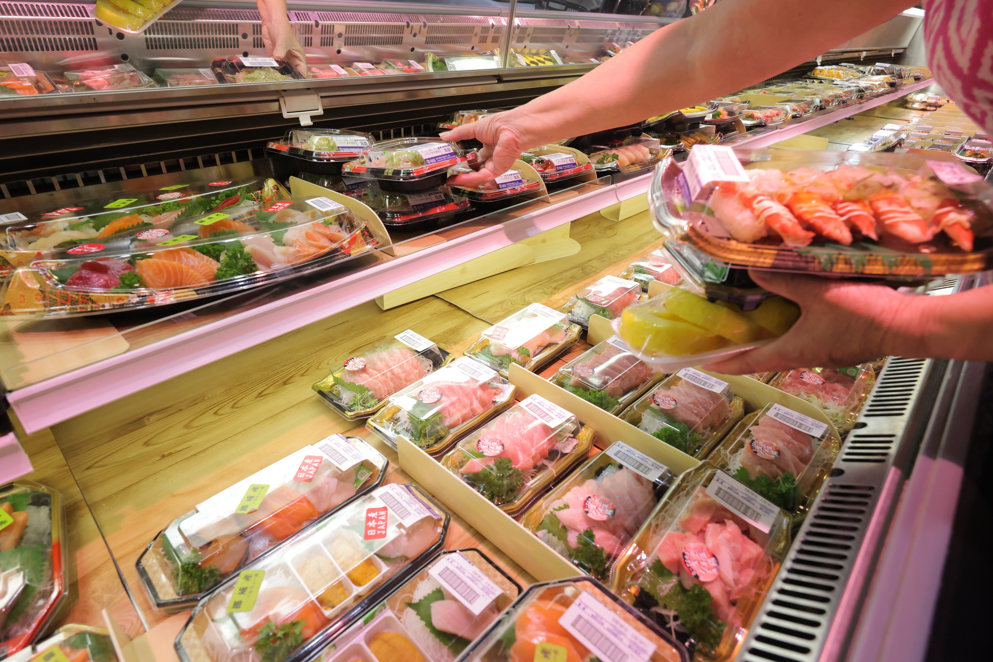 Seafood for sale at Sogo in Causeway Bay. In 2022, mainland China and Hong Kong were the largest and second-largest markets for Japanese seafood. Photo: Jelly Tse