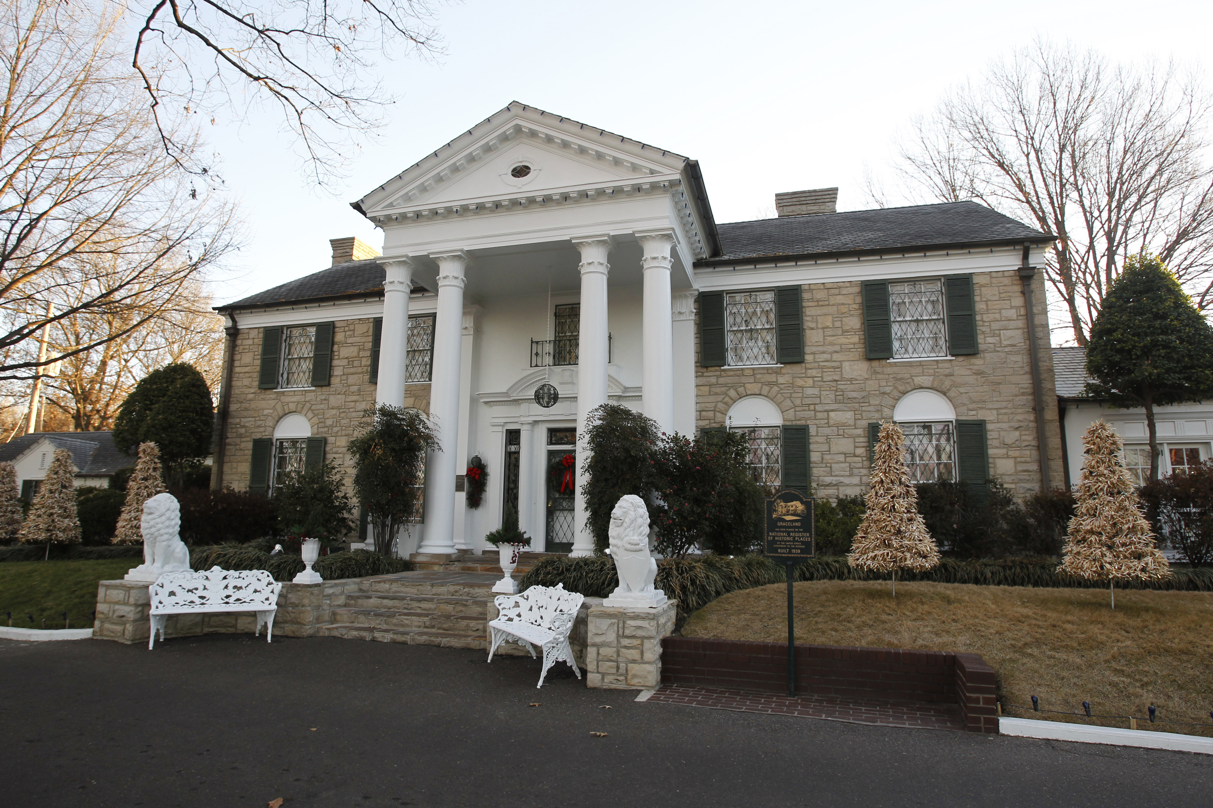 Graceland, Elvis Presley’s home, is seen in Memphis, Tennessee, in January 2011. Photo: AP