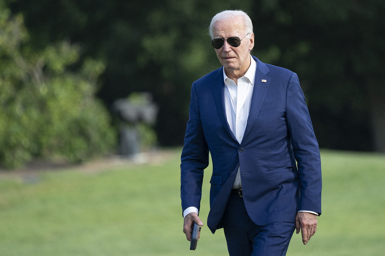 US President Joe Biden walks to the White House on July 7. Photo: AFP/Getty Images/TNS