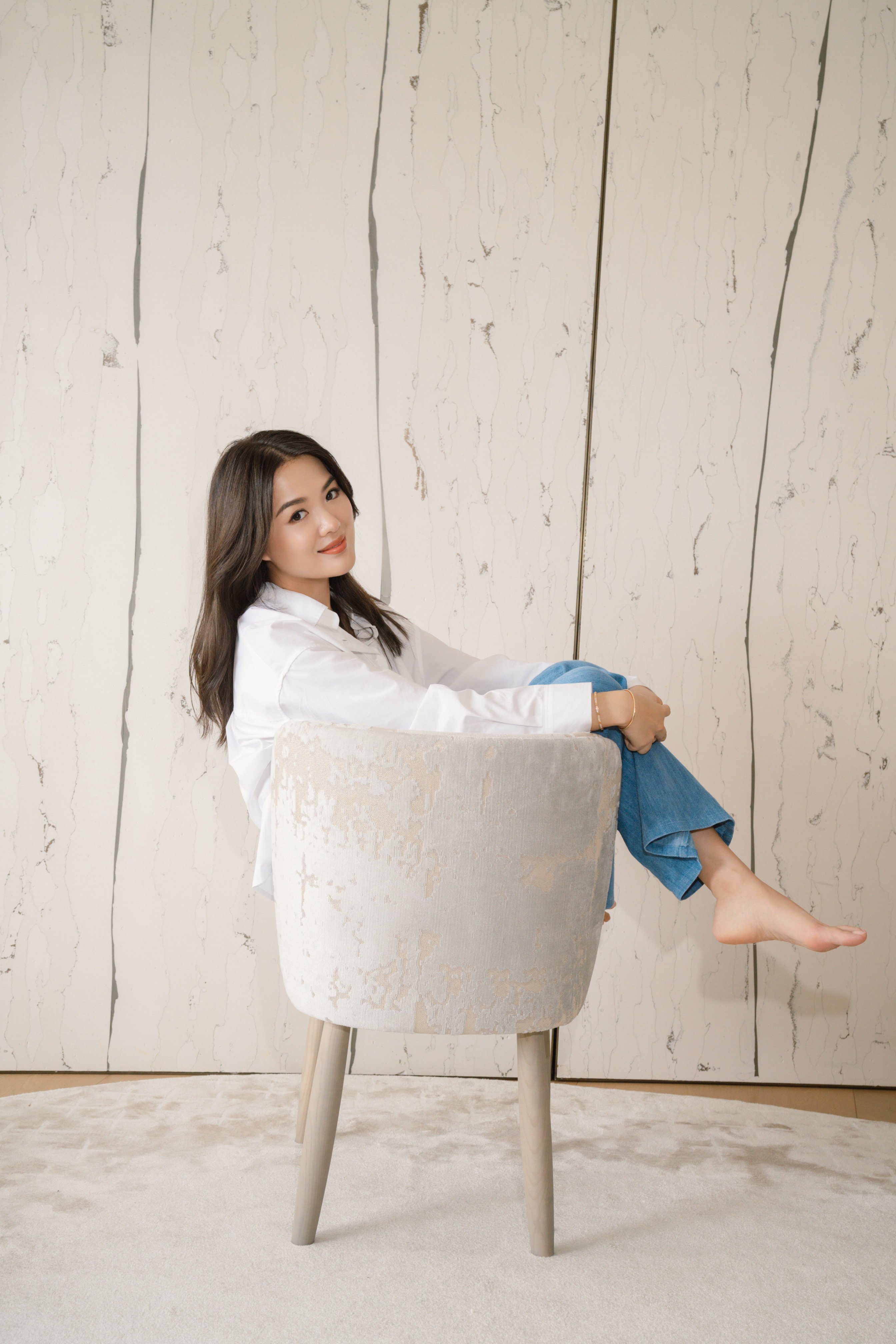 Cally Chan, founder and director of 
Coltex Furnishing. Photo: Tsz925