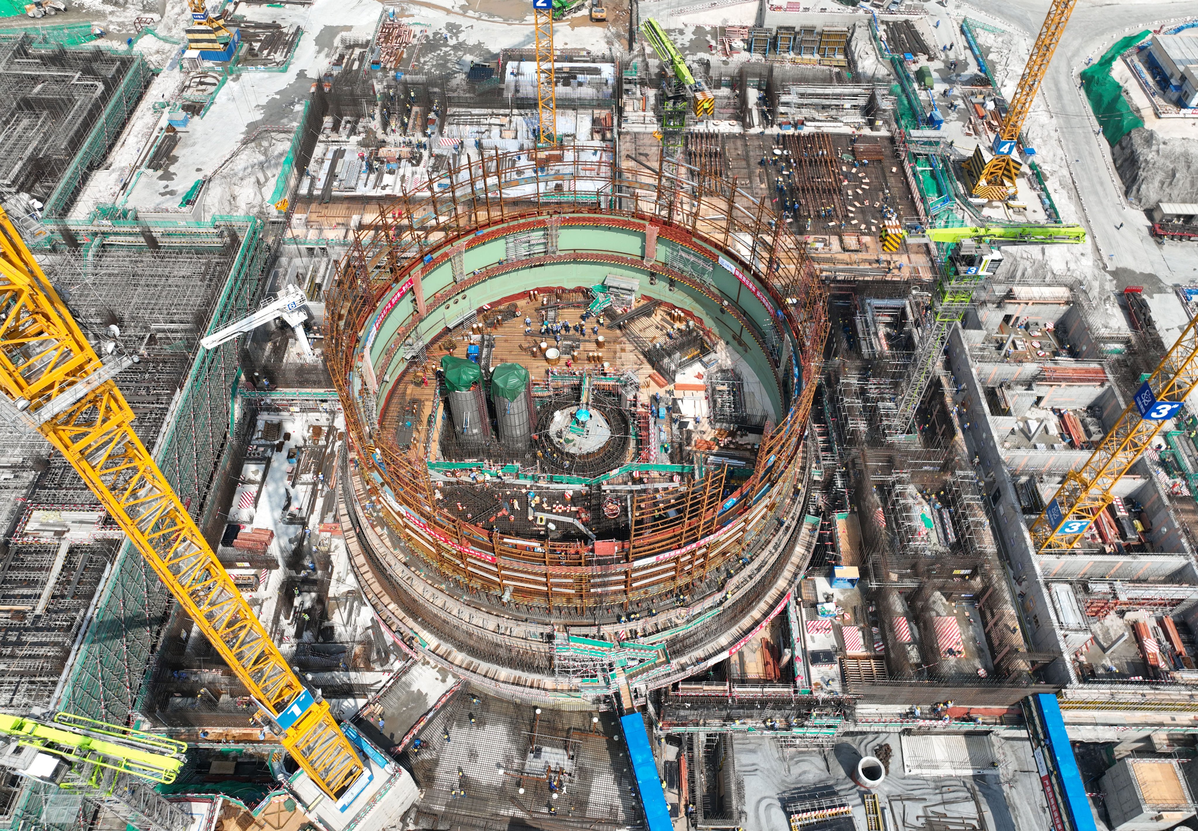 The construction site of unit seven of the Tianwan Nuclear Power Plant in the Lianyun district of Lianyungang City in eastern China’s Jiangsu province. Photo: Future Publishing via Getty Images
