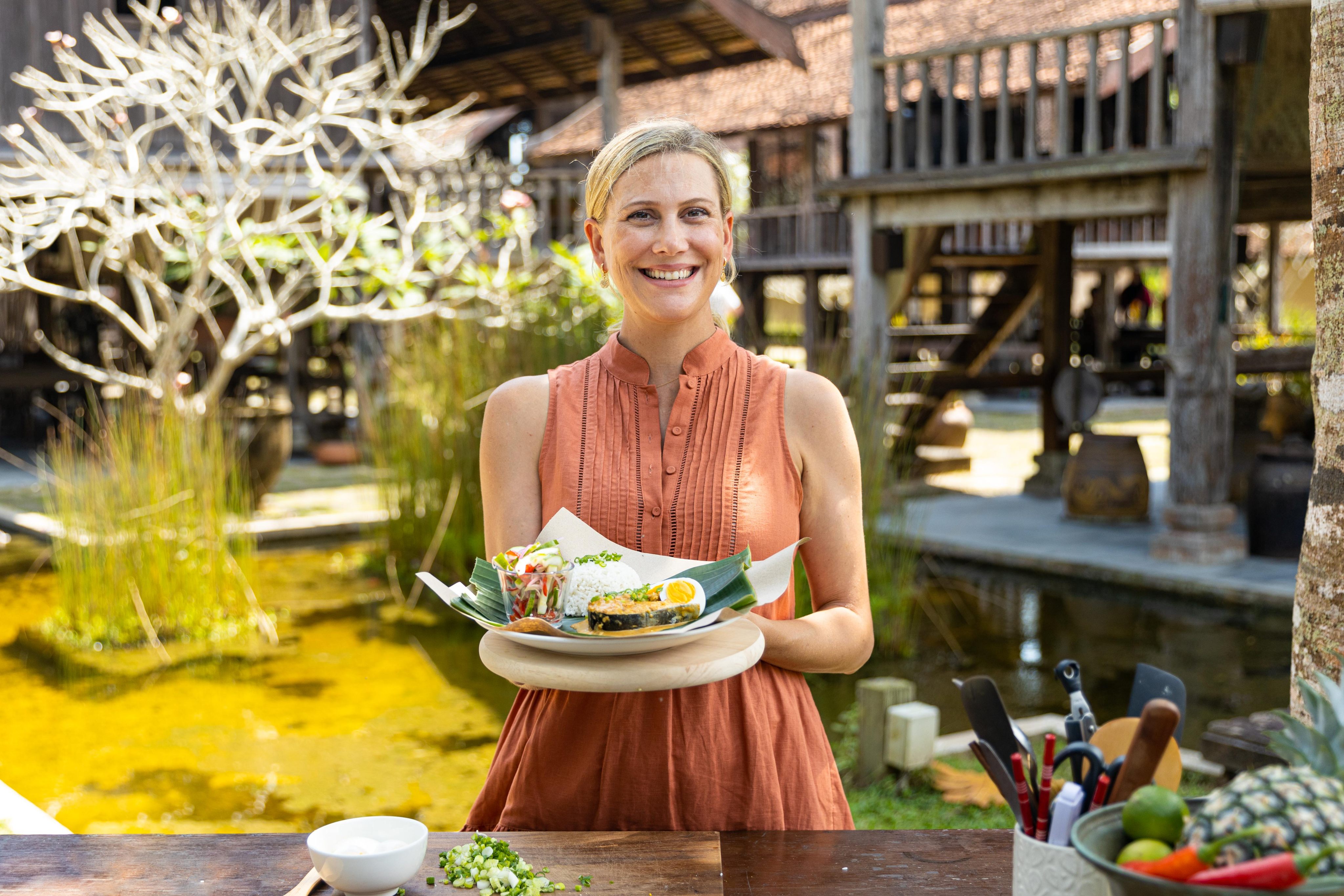 A scene from Malaysia Gourmet with Justine Schofield. Photo: Parade Media