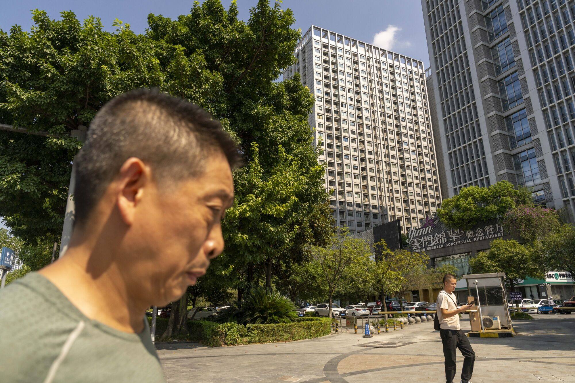 Residential buildings in Chengdu, China, pictured on August 19, 2024. Photo: Bloomberg