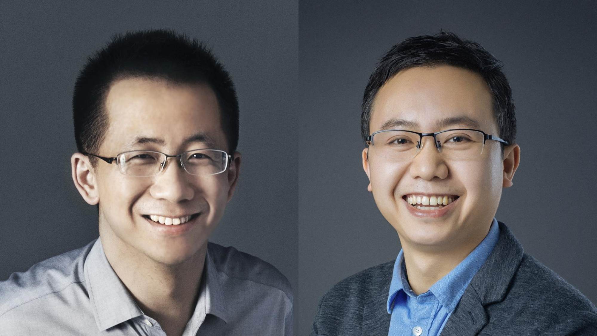 Zhang Yiming (left) and Liang Rubo (right). Photos: Handout