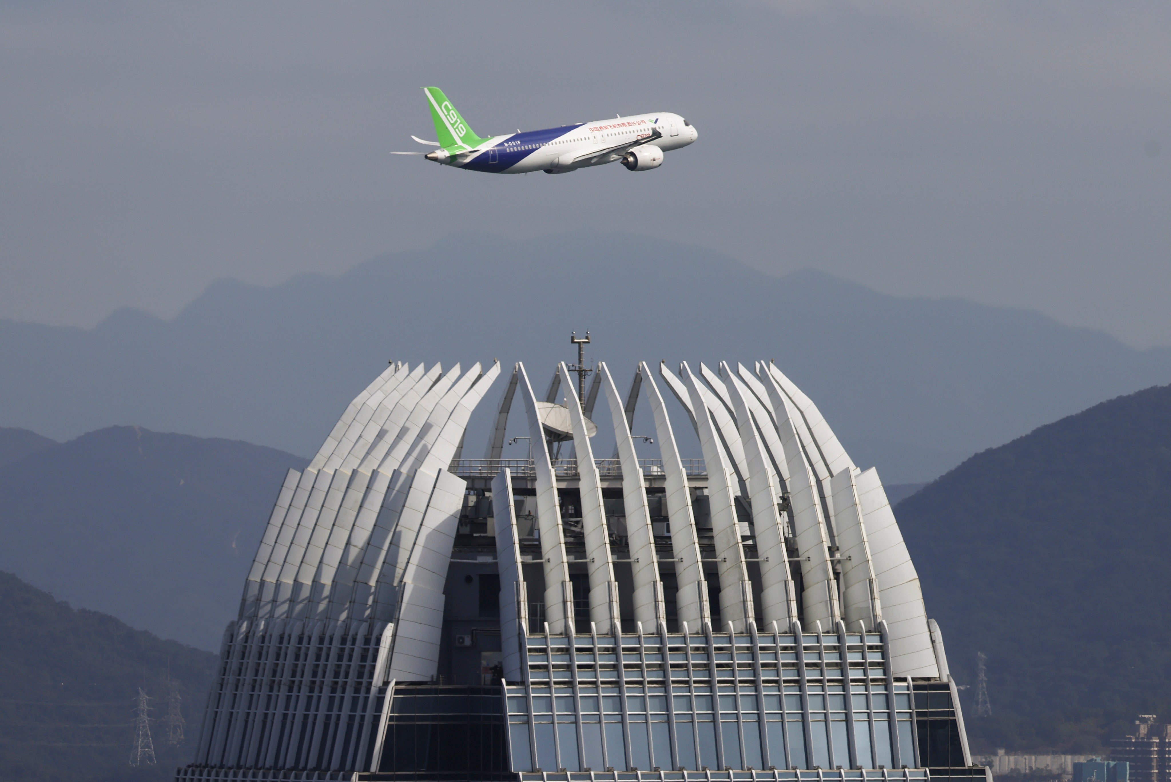 China’s home-grown C919 jet has seen high demand after a year of commercial flights. Photo: Dickson Lee