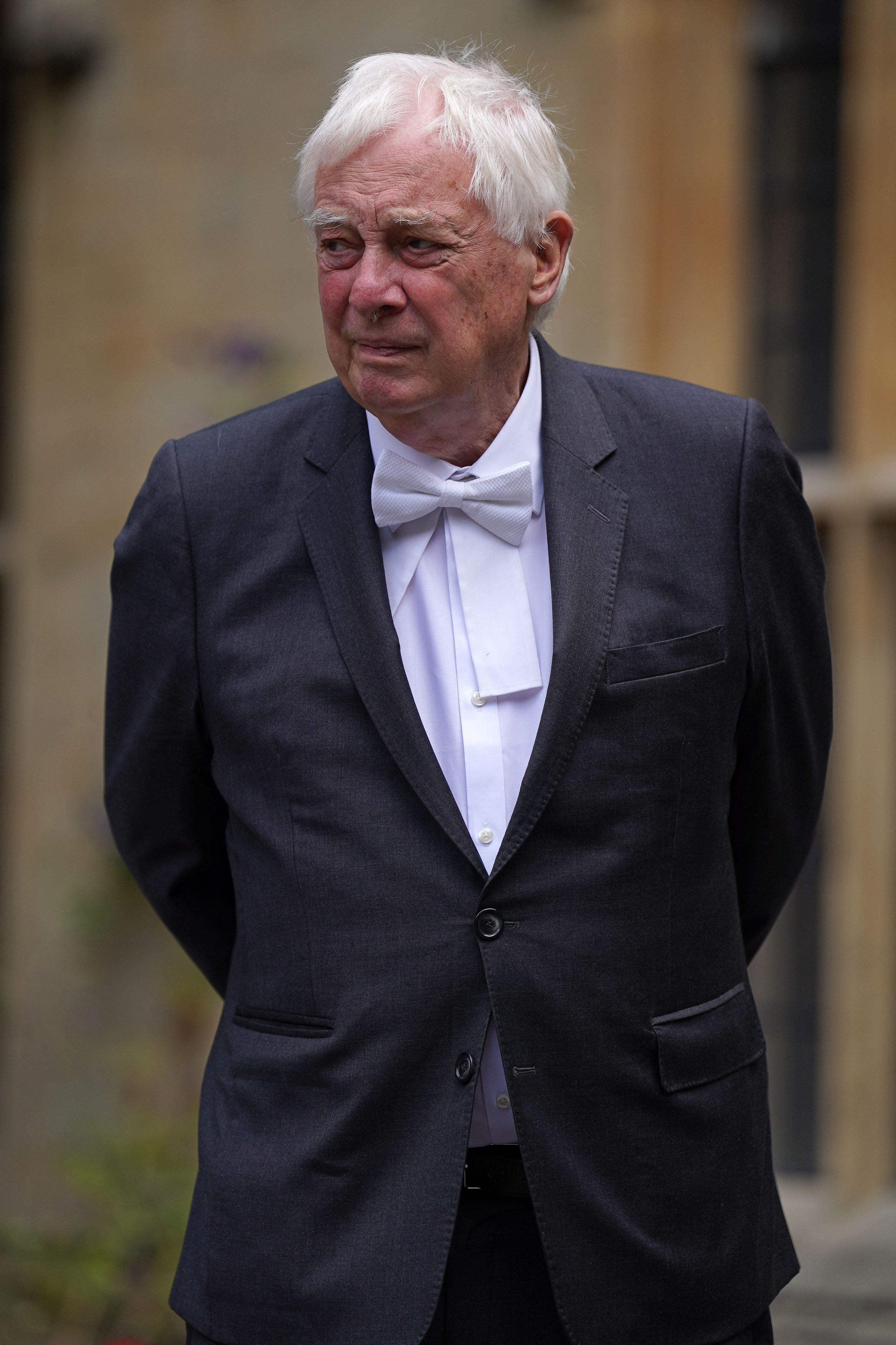 University of Oxford Chancellor and former Hong Kong governor Chris Patten in Oxford on June 28, 2024. Photo: AFP