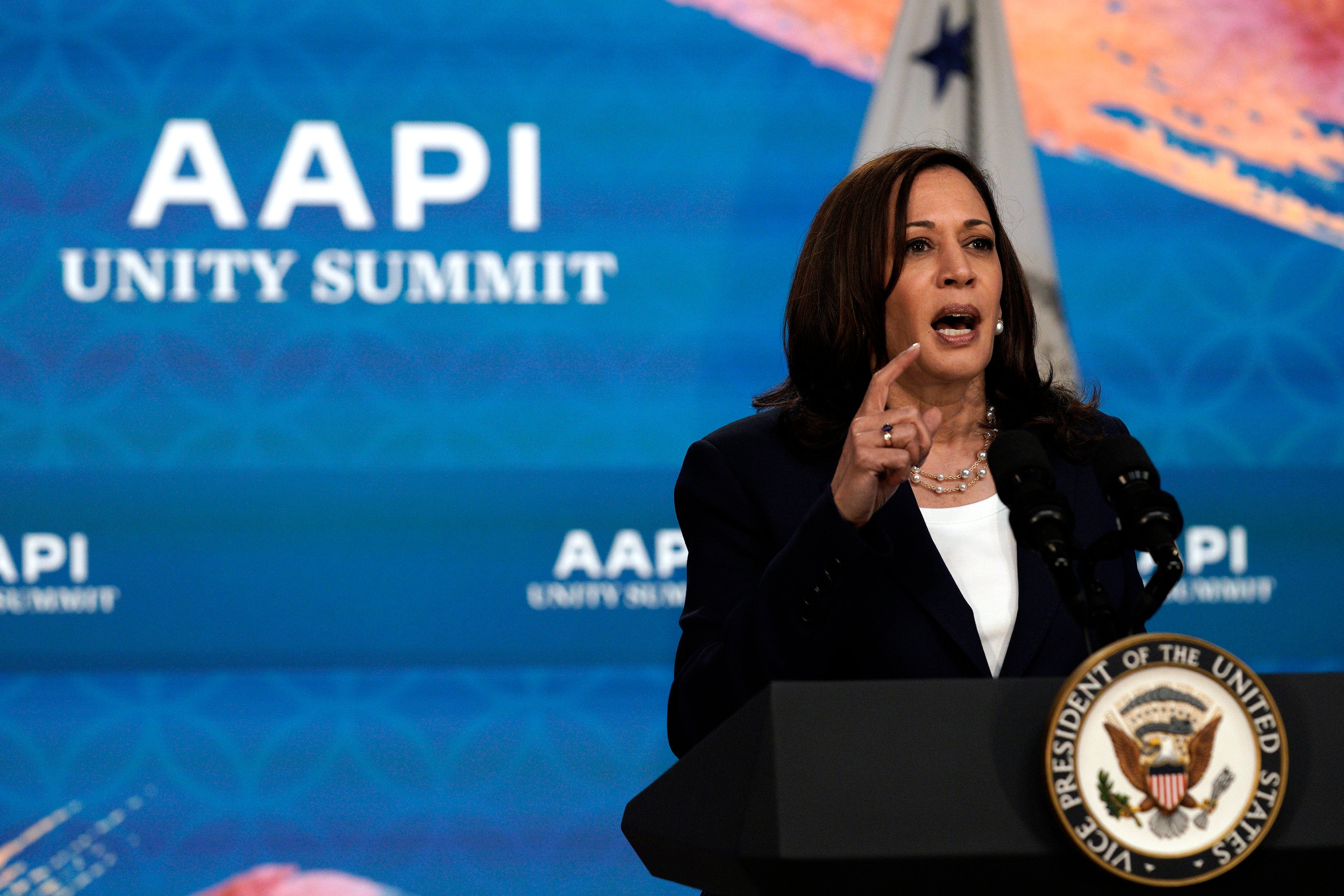 Asian-Americans see US Vice-President Kamala Harris’ ascent to the top of the Democratic Party ticket as indicative of the community’s growing political power. Photo: Abaca Press/TNS