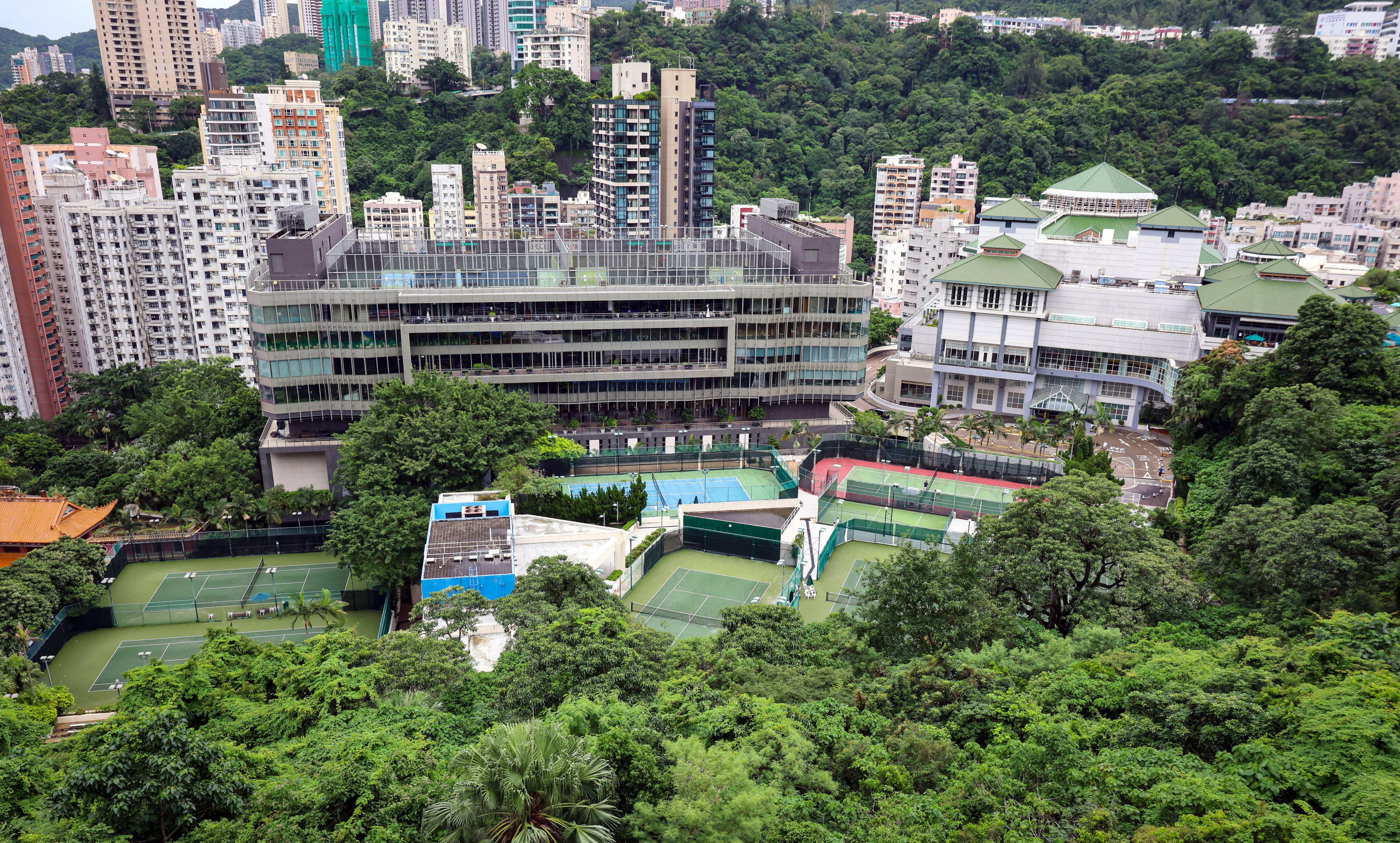 The site of the Jockey Club’s existing sports complex at 48 Shan Kwong Road in Happy Valley. Photo: Jelly Tse