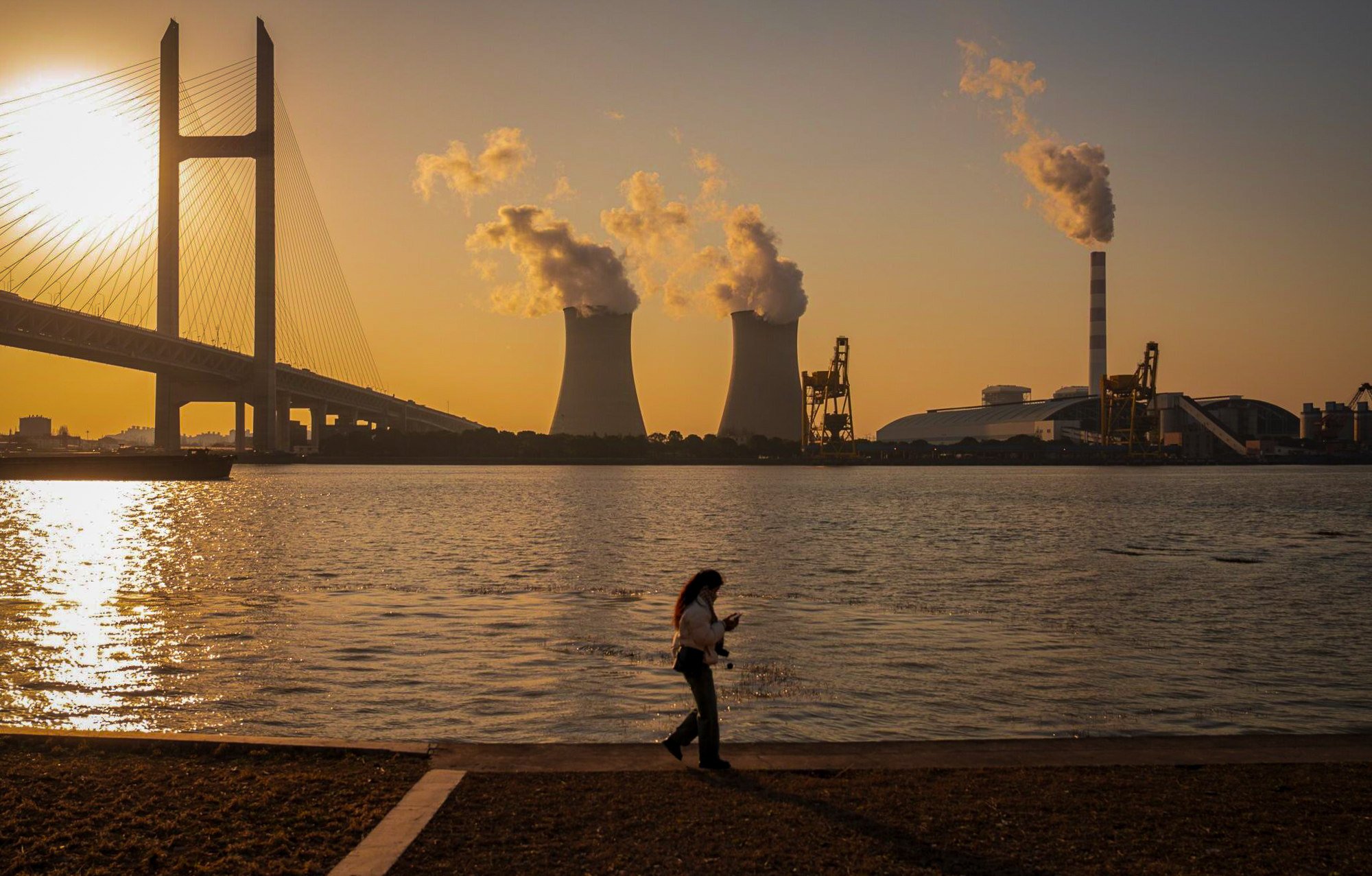 The Wujing Power Station in Shanghai in January 2024. Photo: Bloomberg