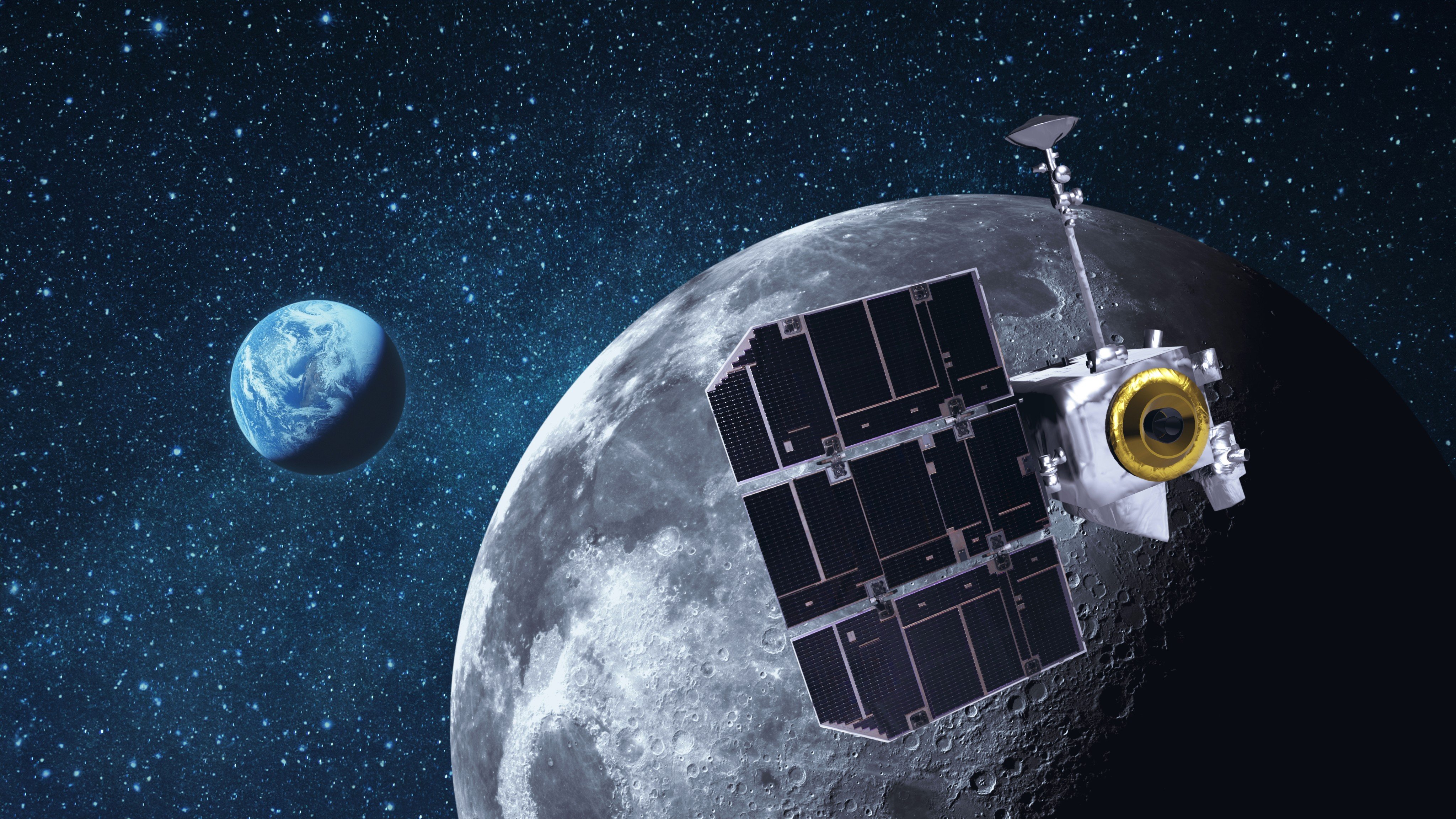 China is using the experimental satellites to test laser-based navigation and timing technologies between Earth and the moon. Photo: Shutterstock