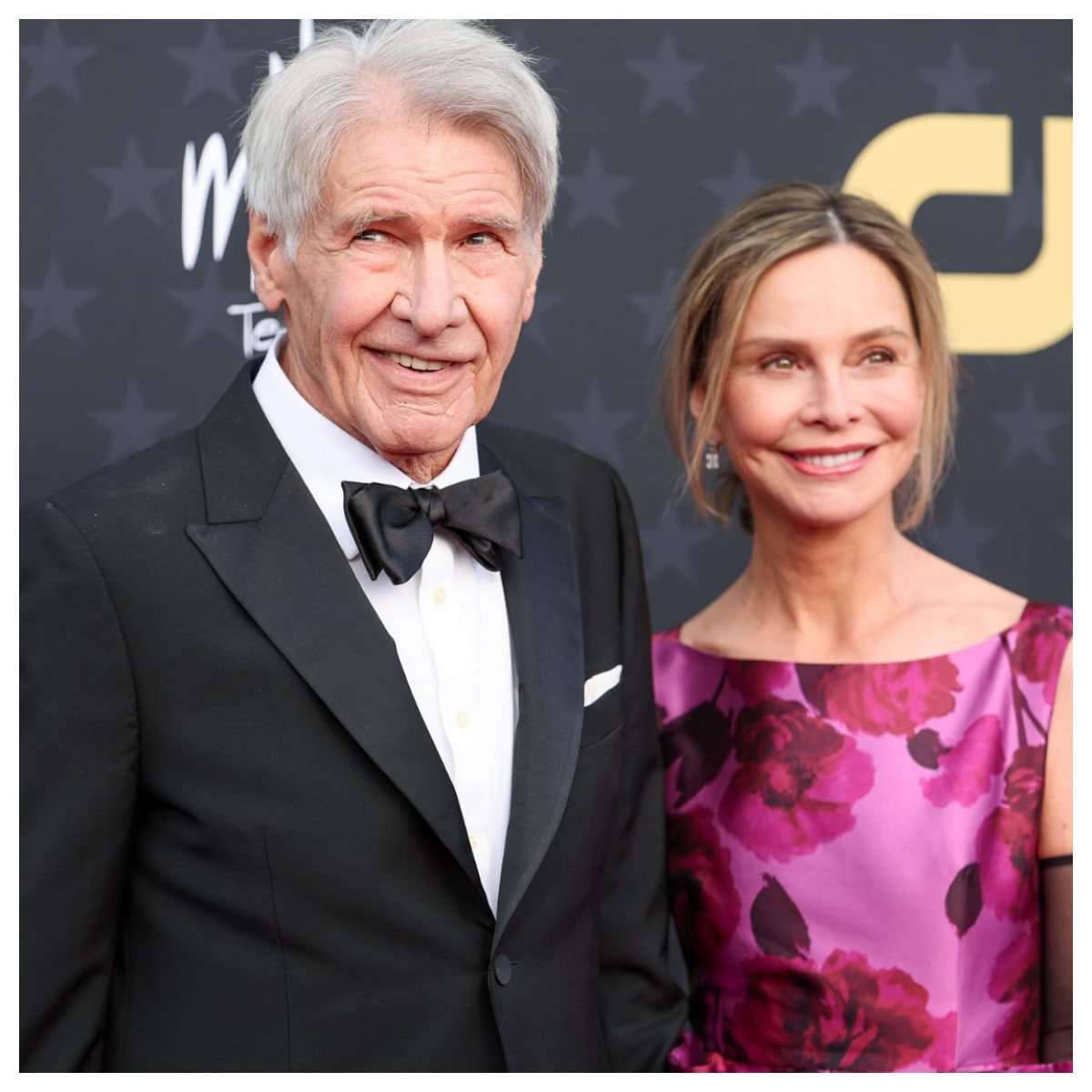 Harrison Ford has been married to Calista Flockhart for 14 years and has five children in total from his three marriages. Photo: @1923official/Instagram