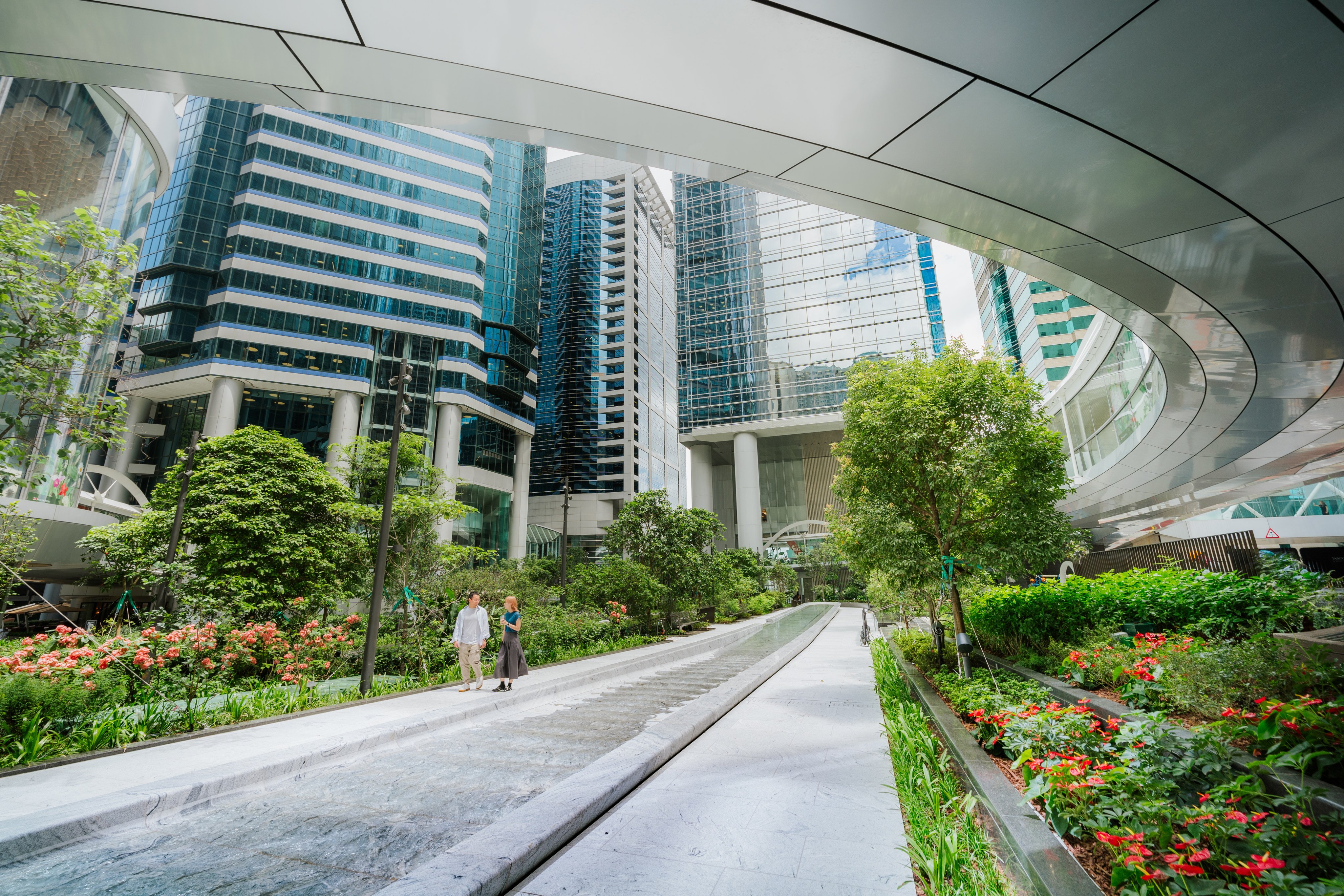 Completion of the redevelopment of Taikoo Place sees the opening of two new gardens designed to enhance biodiversity in an urban setting. 