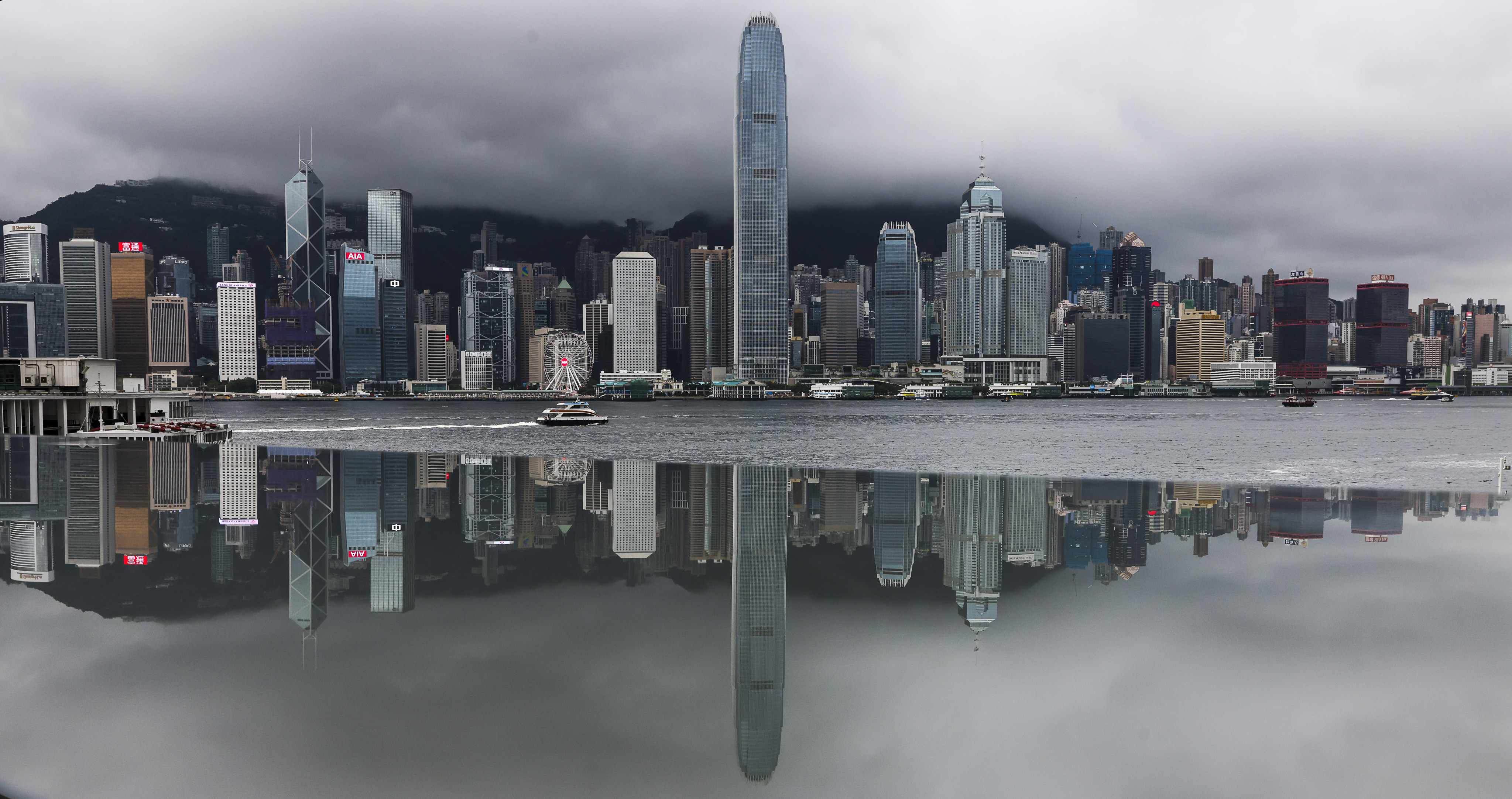 The Hong Kong skyline on a cloudy day. Photo: K.Y. Cheng
