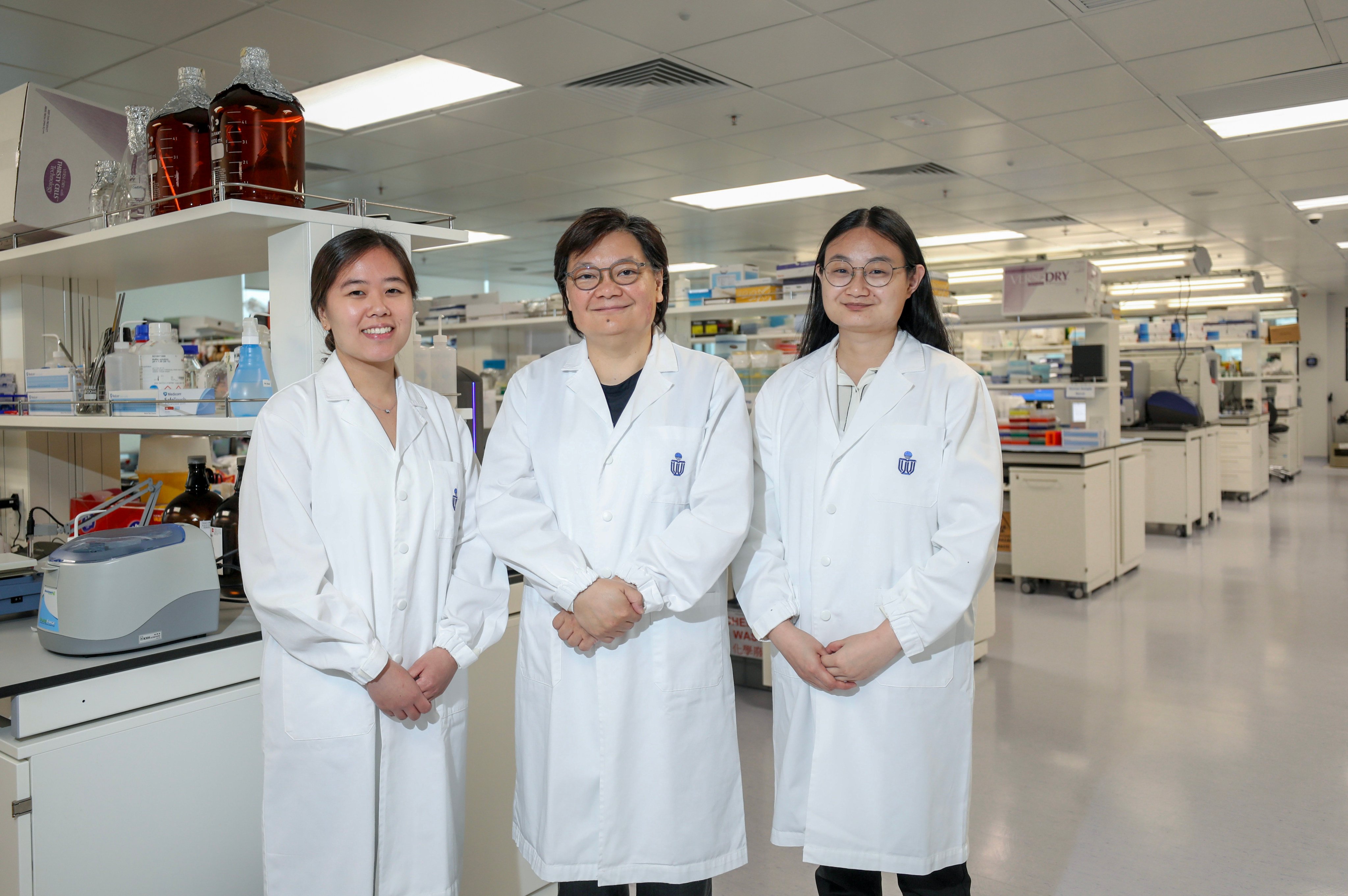 From left: Danise Au, Amy Fu and Stephanie Duan. Photo: Xiaomei Chen