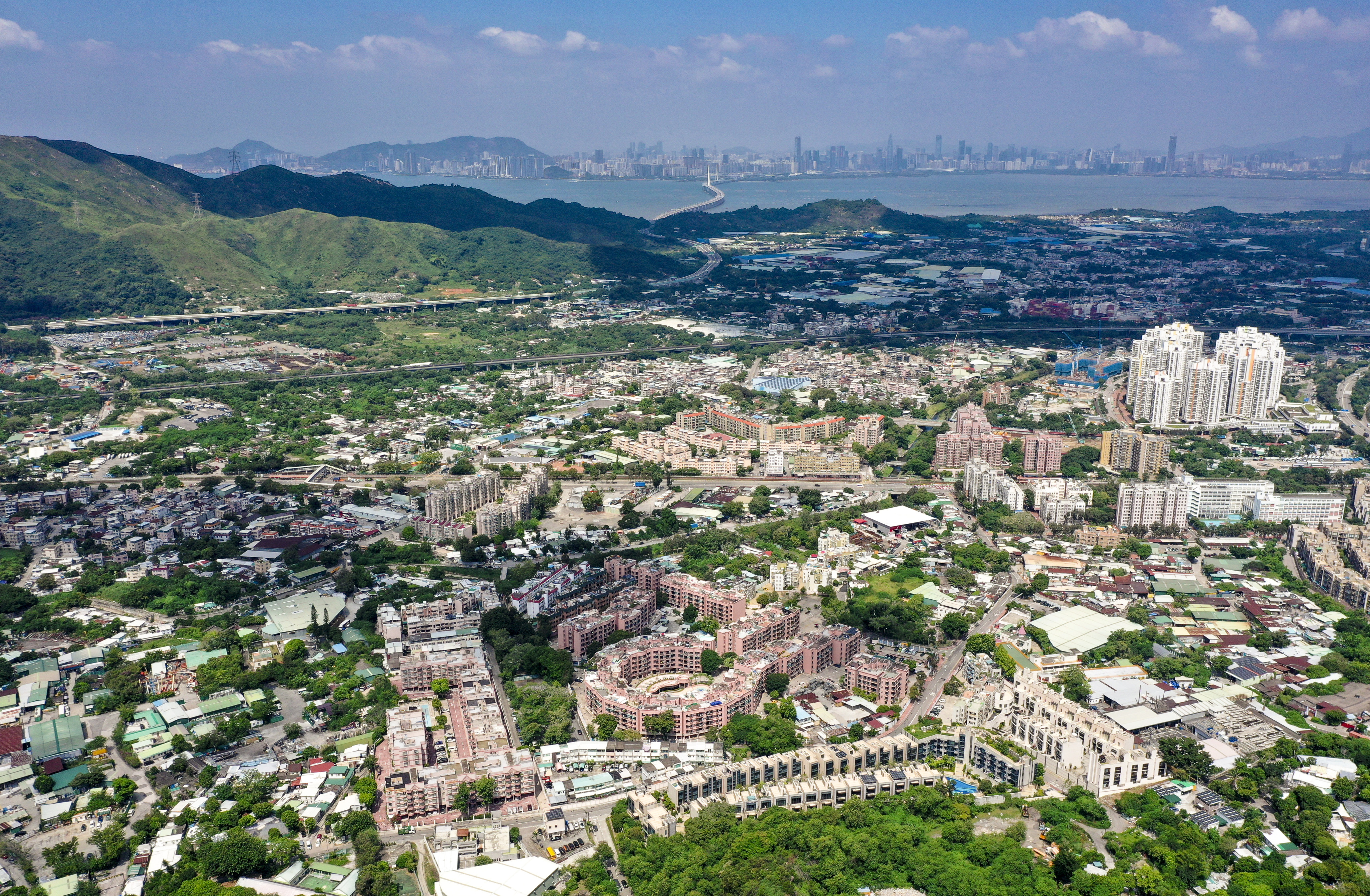 The Hung Shui Kiu area in Northern Territories, some of which includes tso/tong land. Photo: Winson Wong