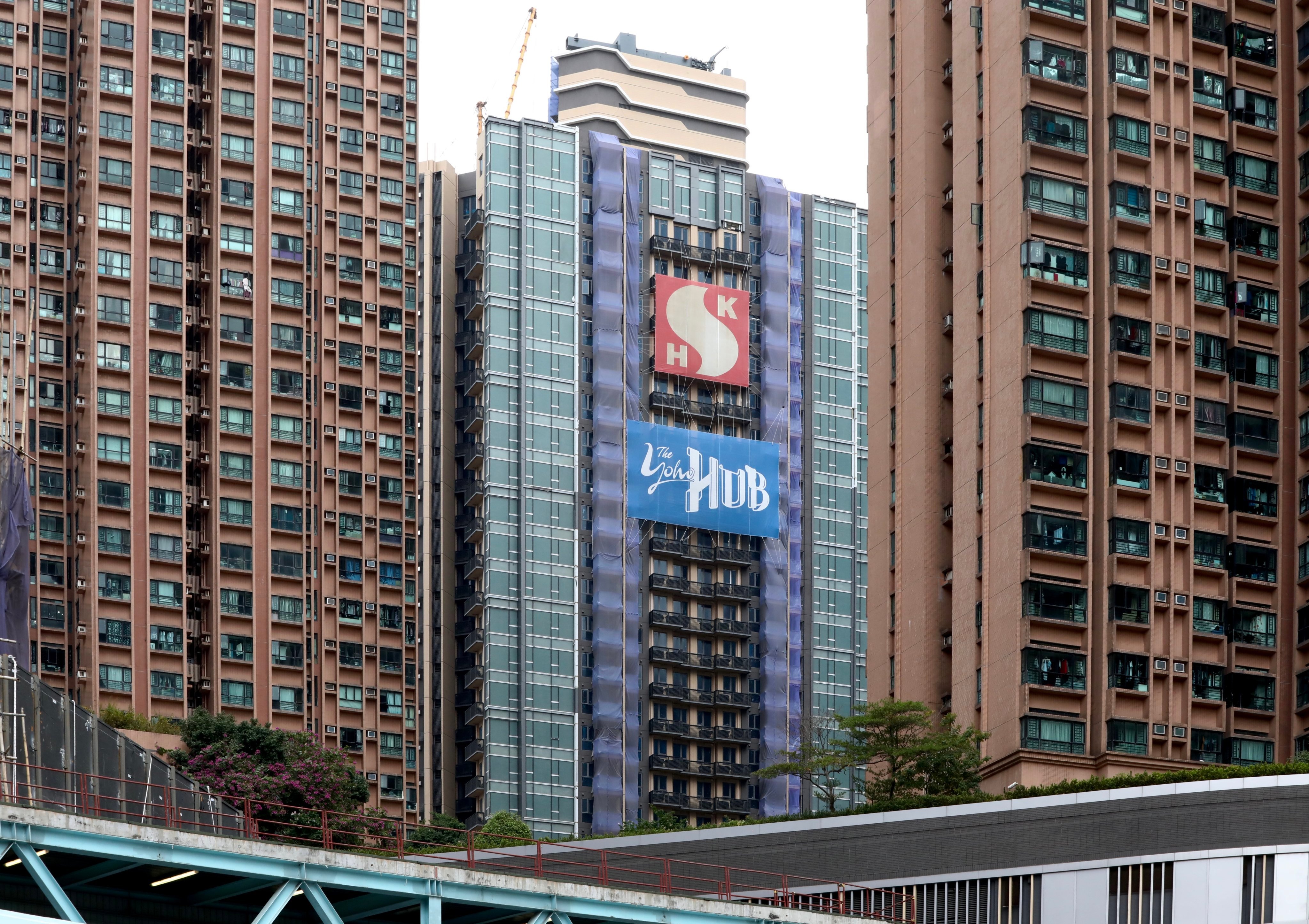 Part of the Yoho Hub complex in Yuen Long, pictured on December 17, 2021. Photo: Jonathan Wong