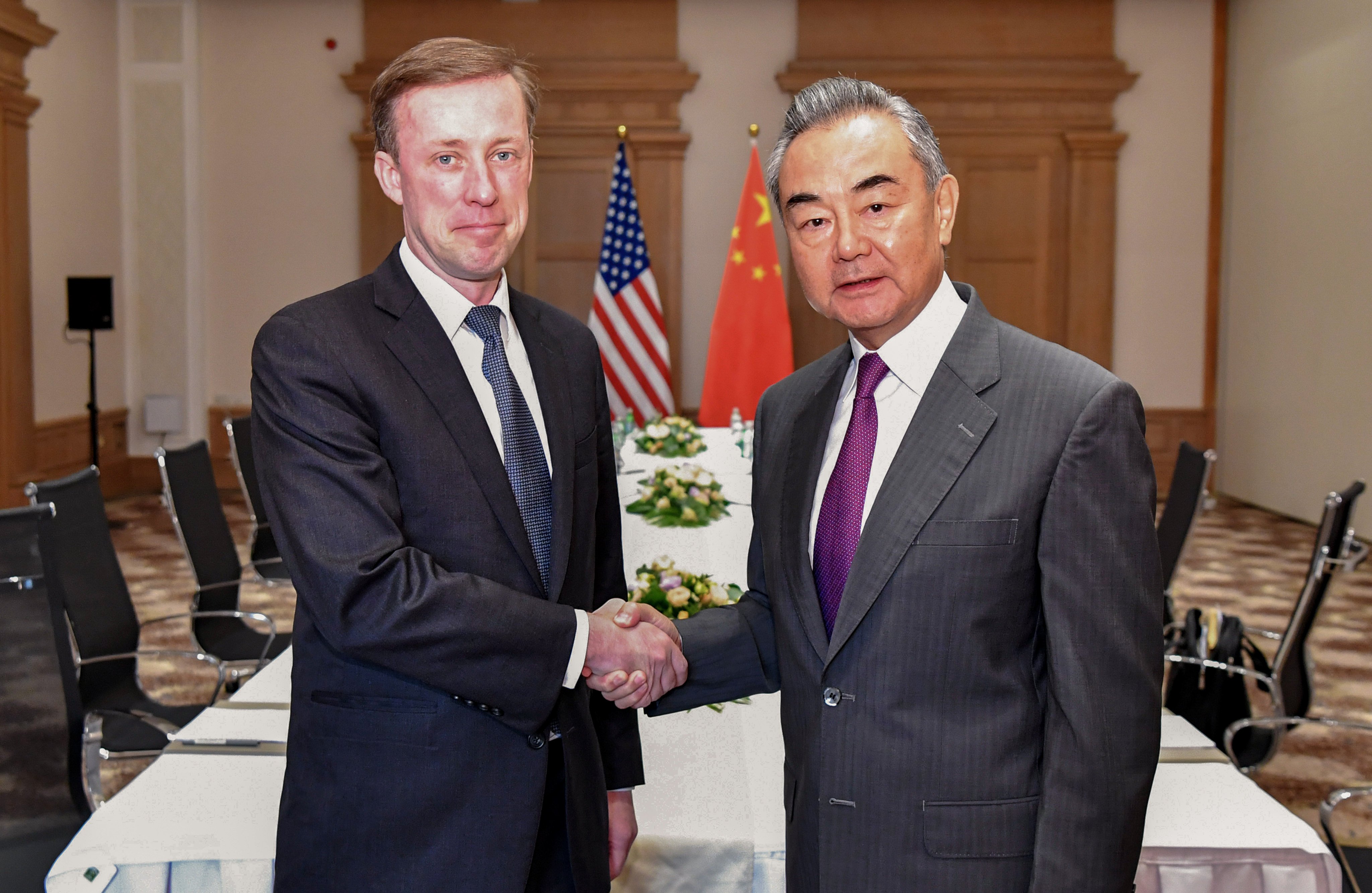 US national security adviser Jake Sullivan and Chinese Foreign Minister Wang Yi have met before, but this will be Sullivan’s first trip to China. Photo: AP